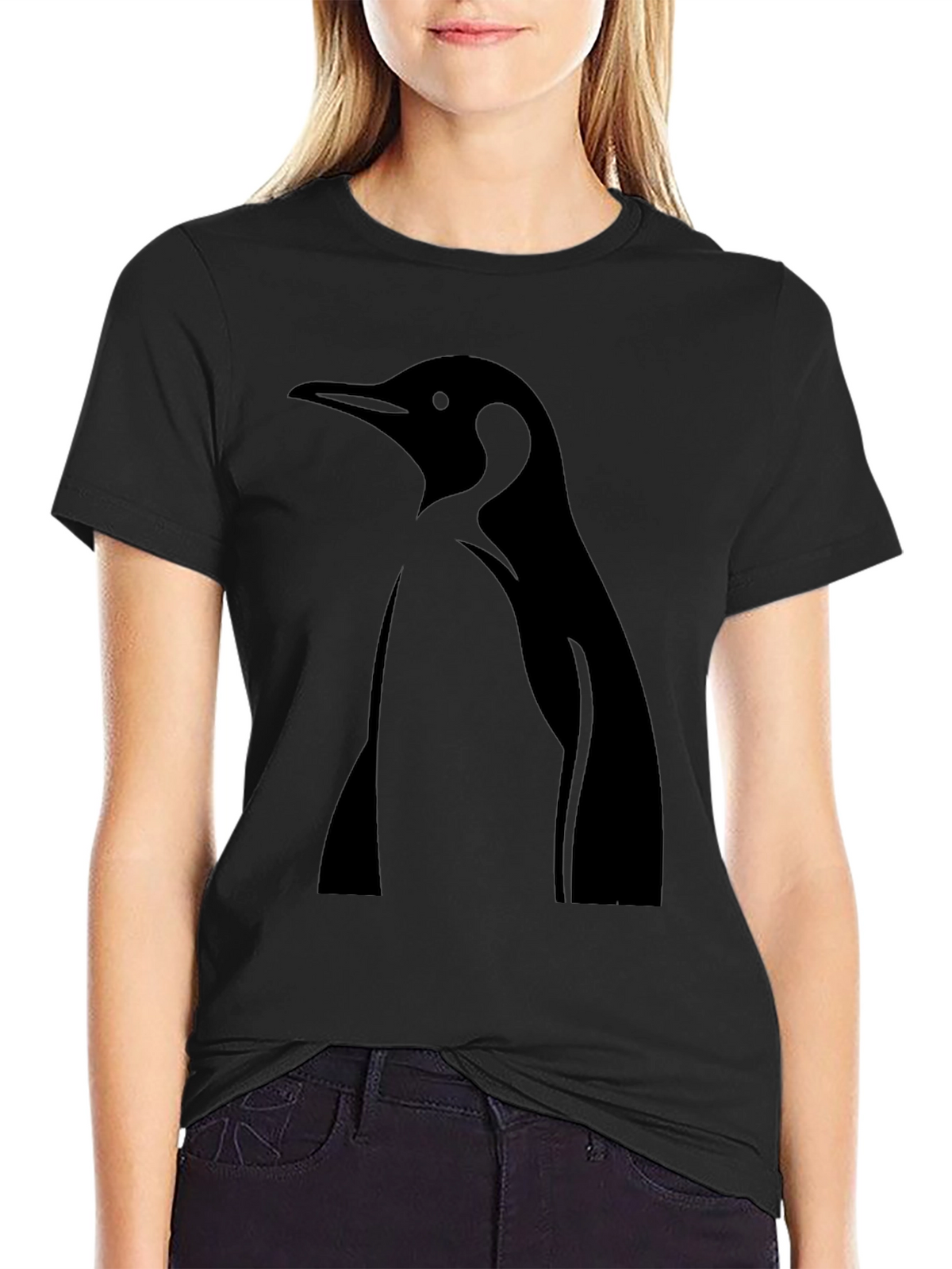 Penguin Graphic T-Shirt - Black Unisex Tee
