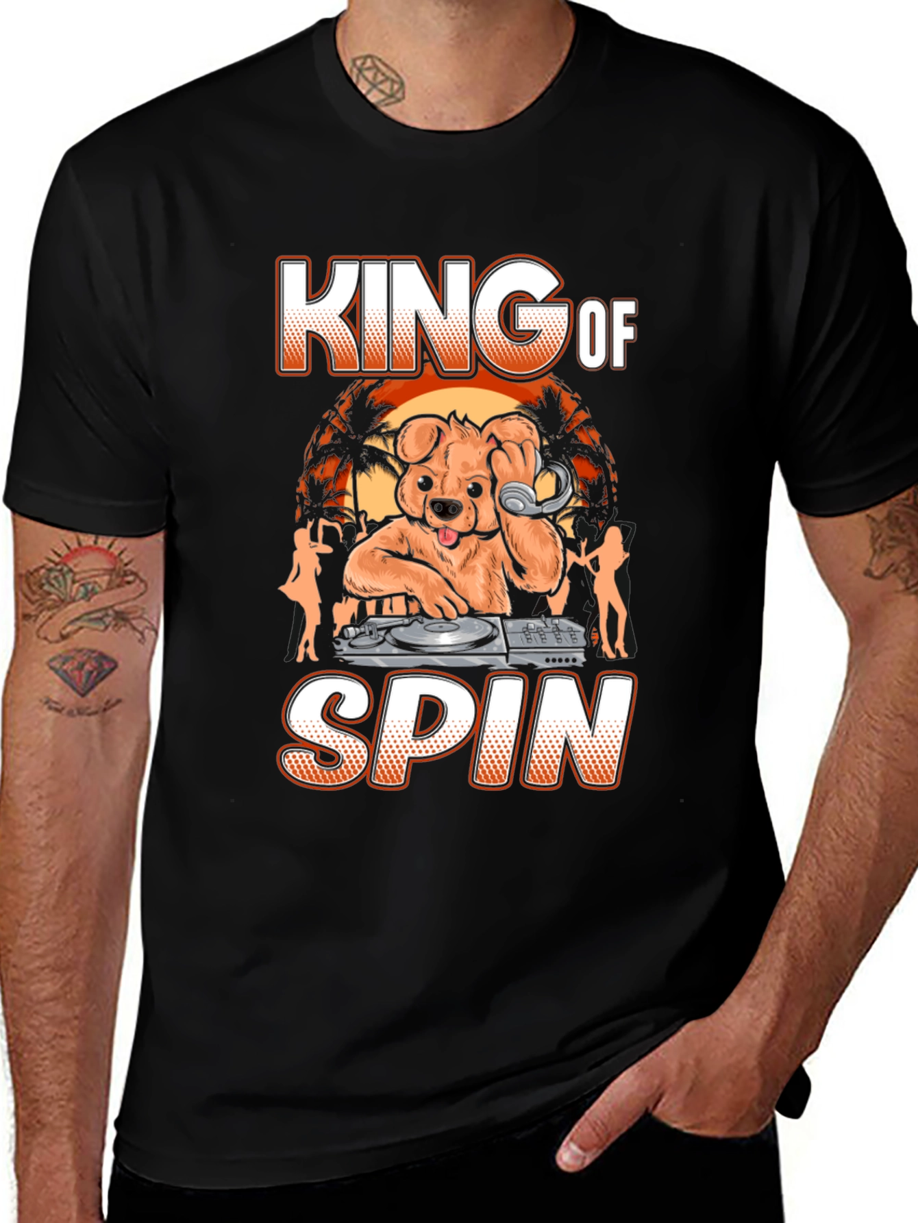 DJ Bear T-Shirt - King of Spin