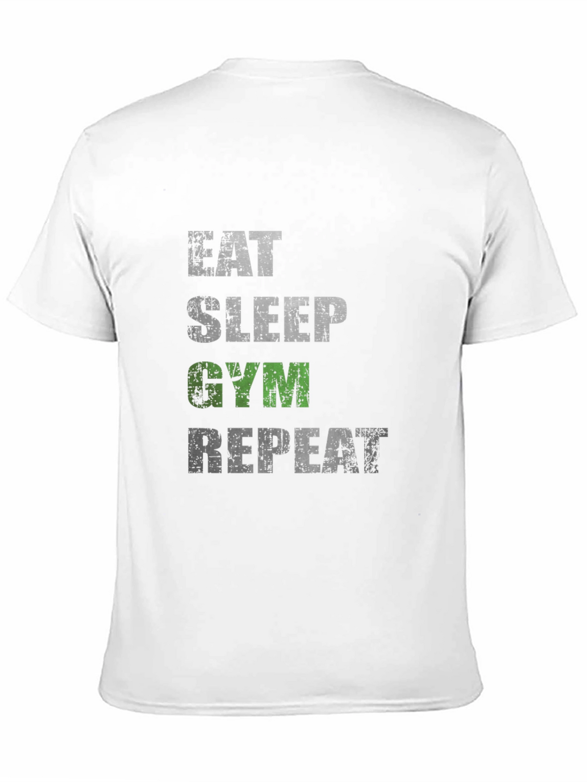 Eat Sleep Gym Repeat Graphic Tee