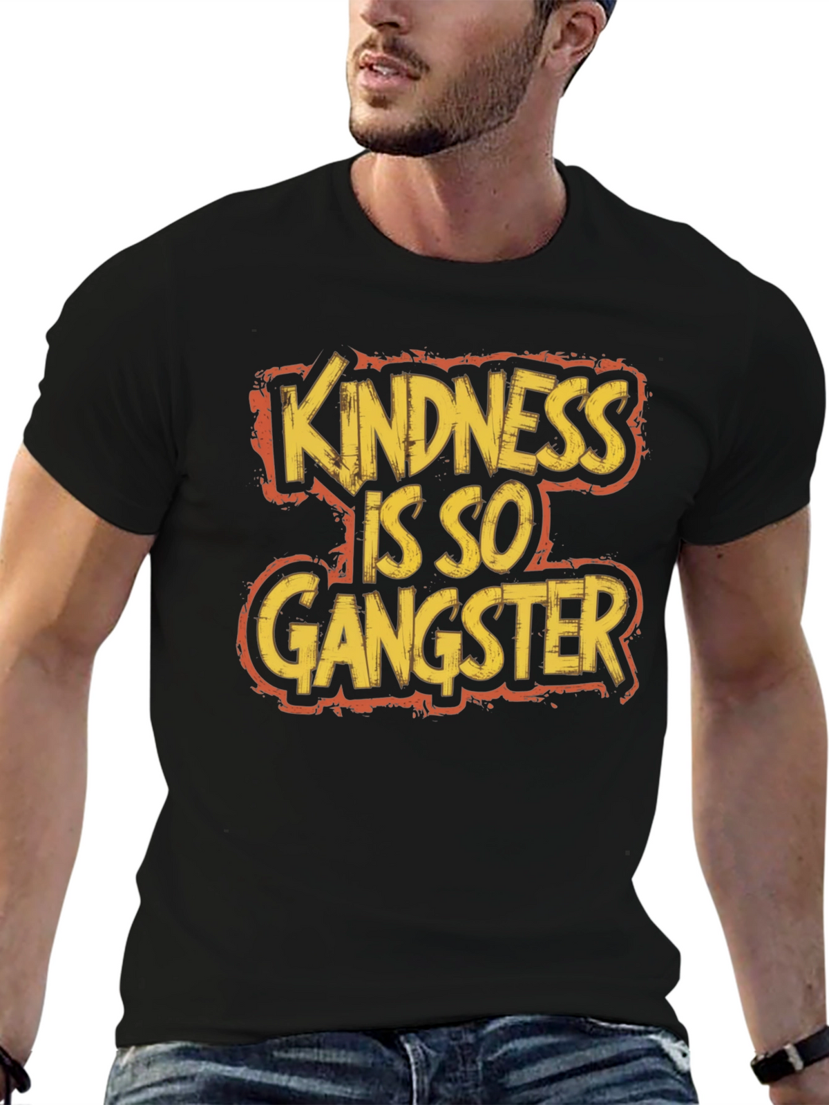 Kindness is So Gangster Graphic T-Shirt