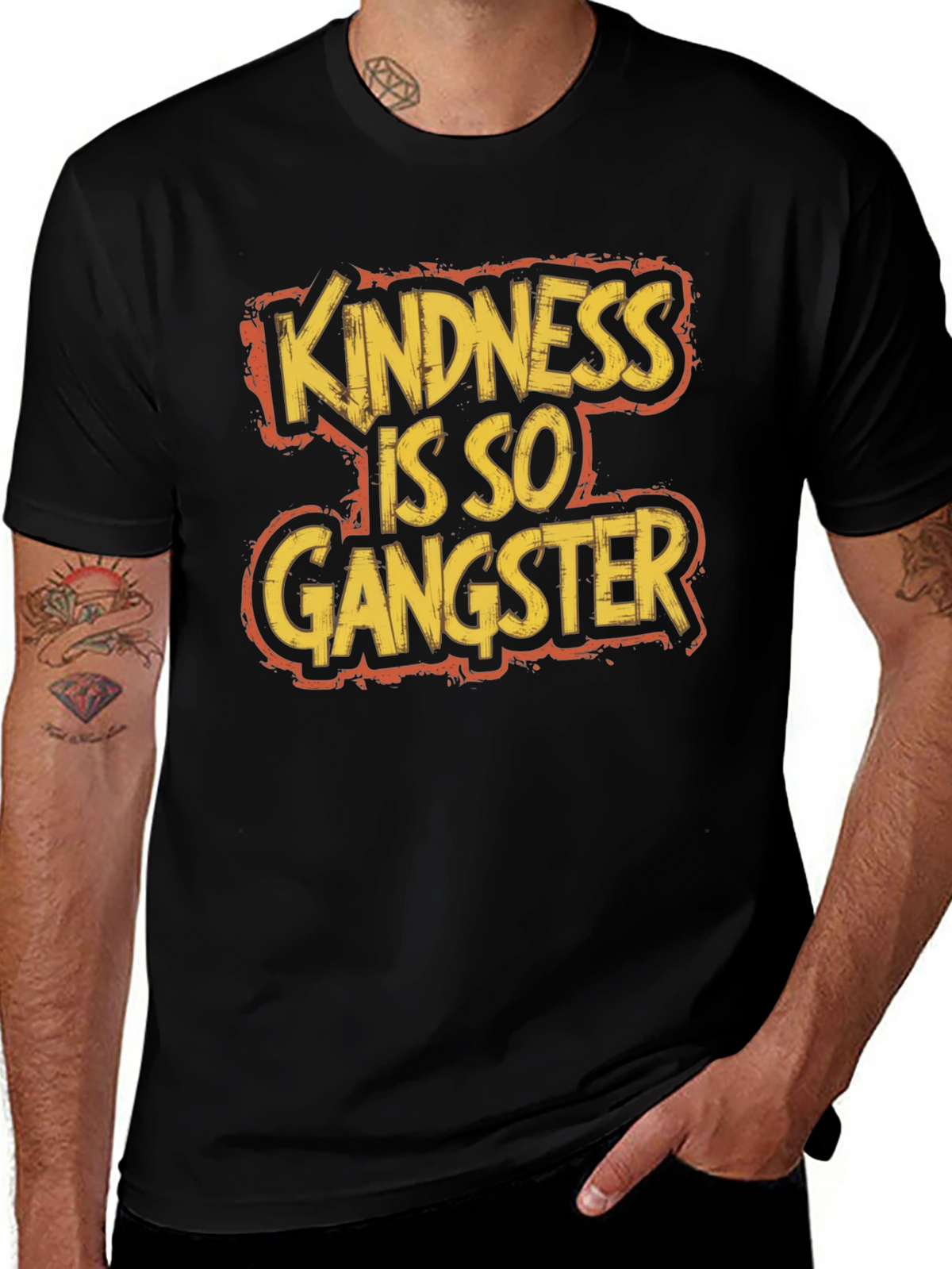 Kindness is So Gangster Graphic T-Shirt