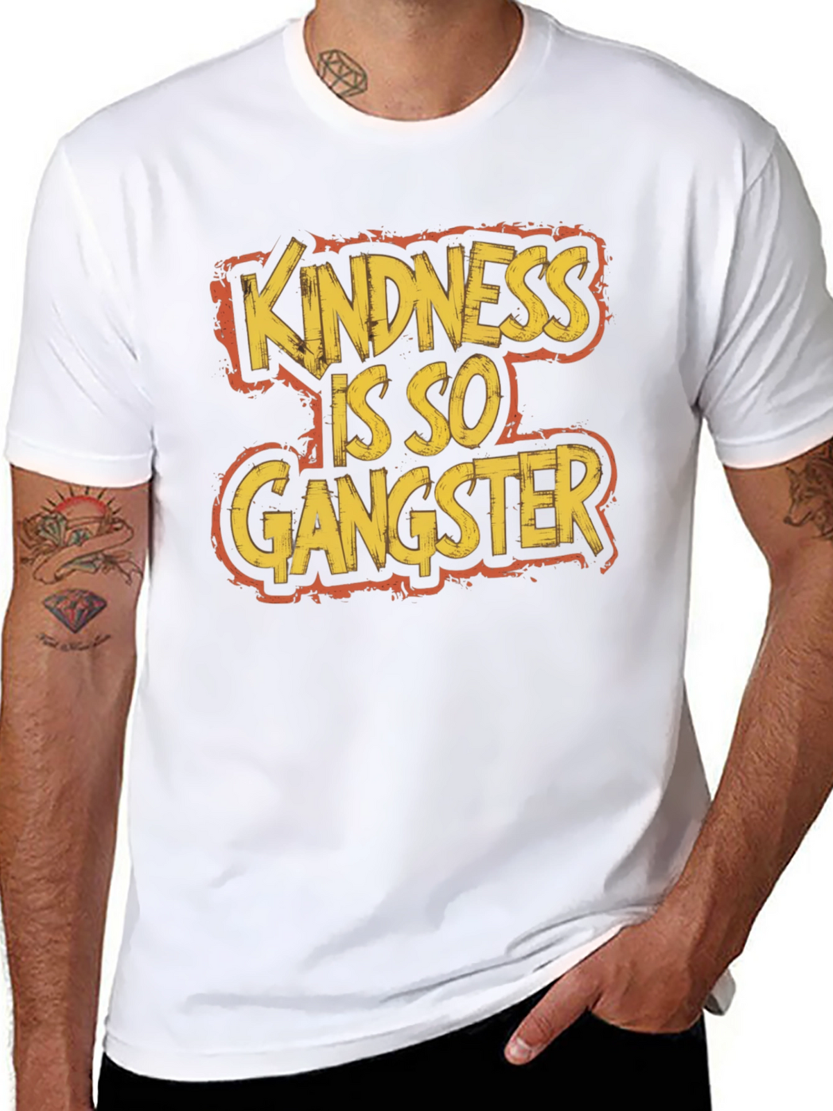 Kindness is So Gangster Graphic T-Shirt