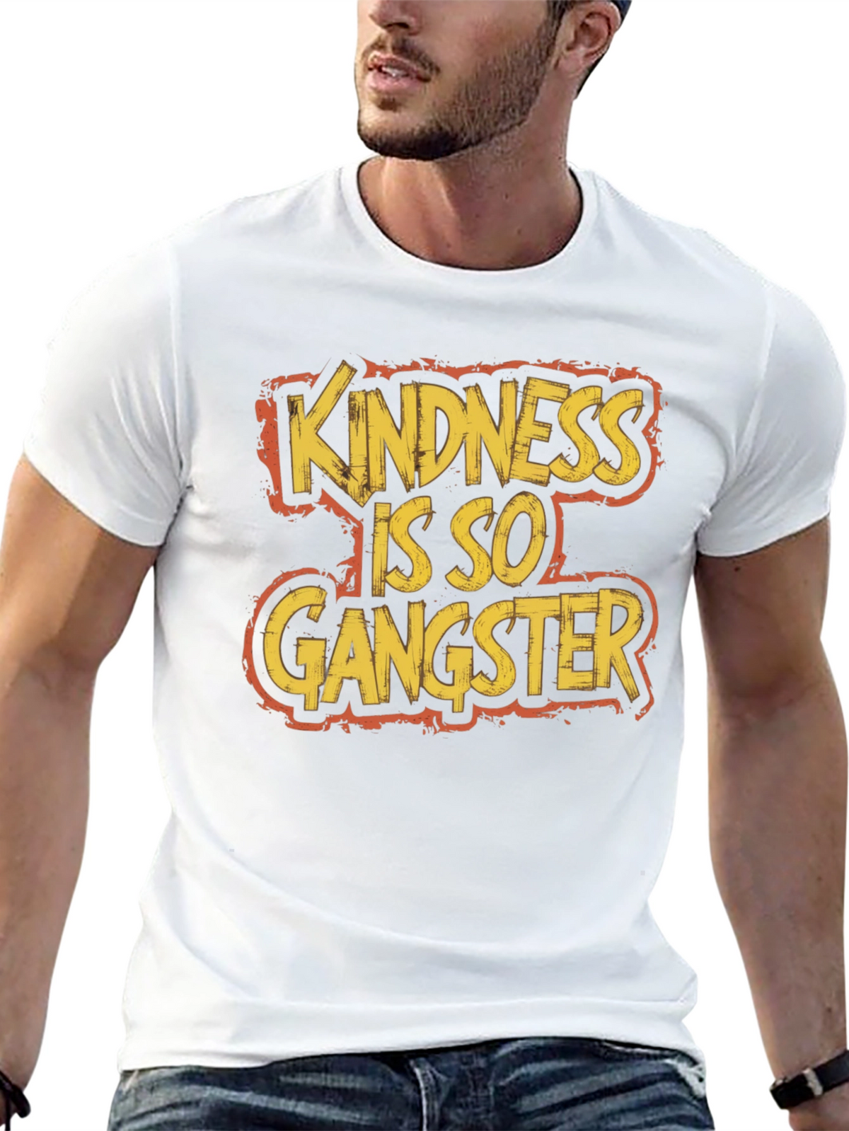 Kindness is So Gangster Graphic T-Shirt