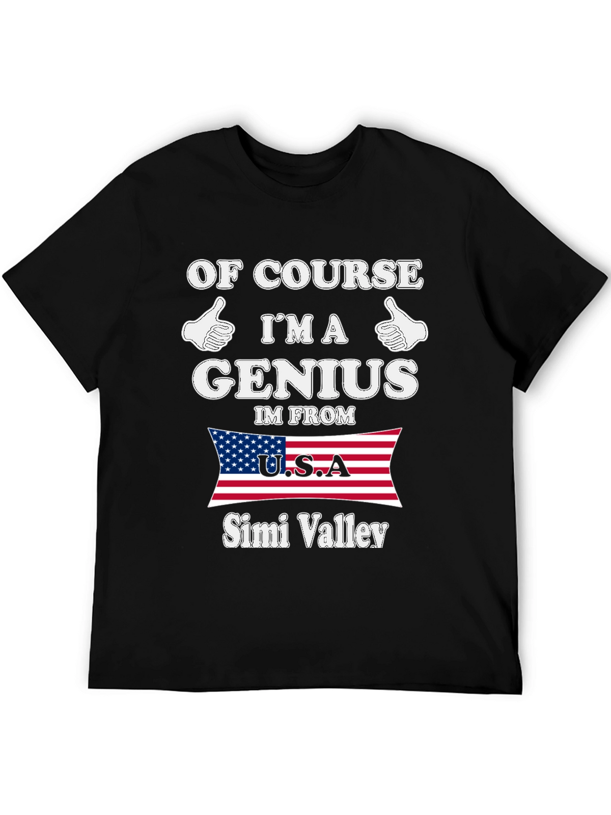 Genius From Simi Valley USA T-Shirt