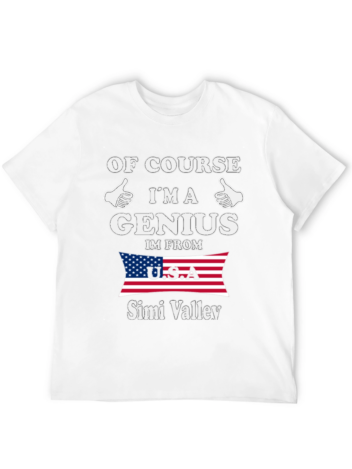 Genius From Simi Valley USA T-Shirt
