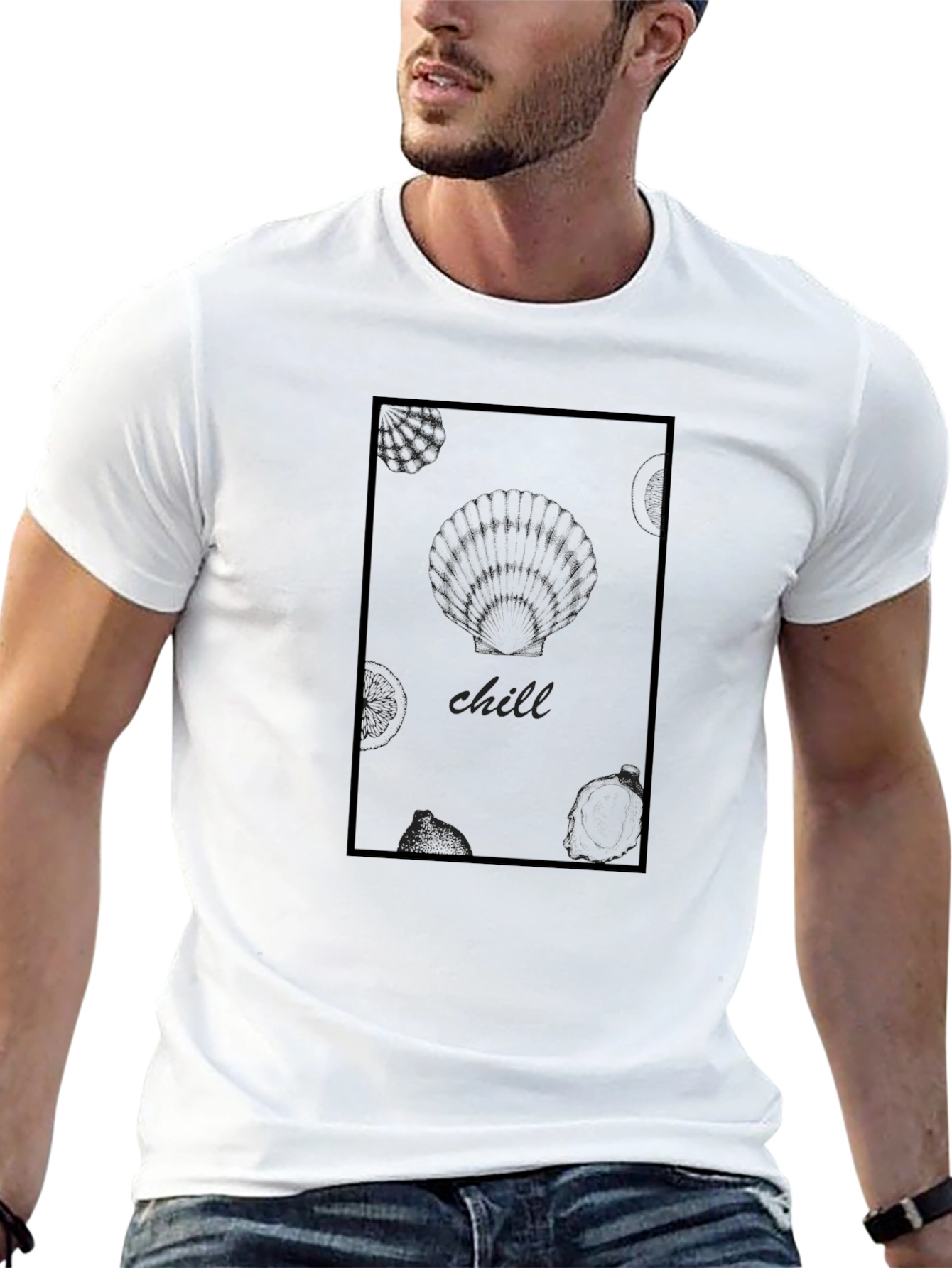 Chill Graphic Tee - Relaxed Style