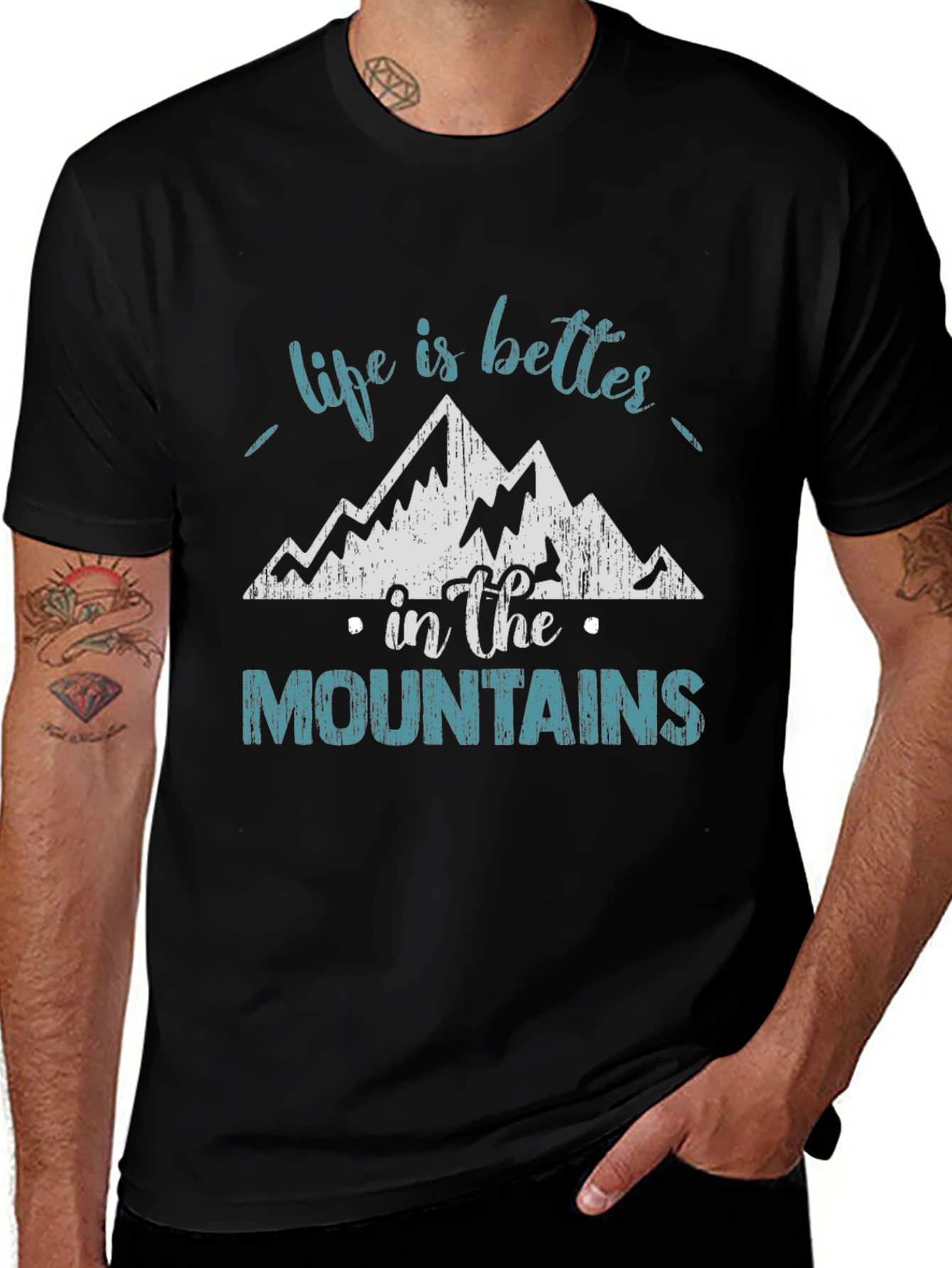 Mountains Life Better Graphic Tee