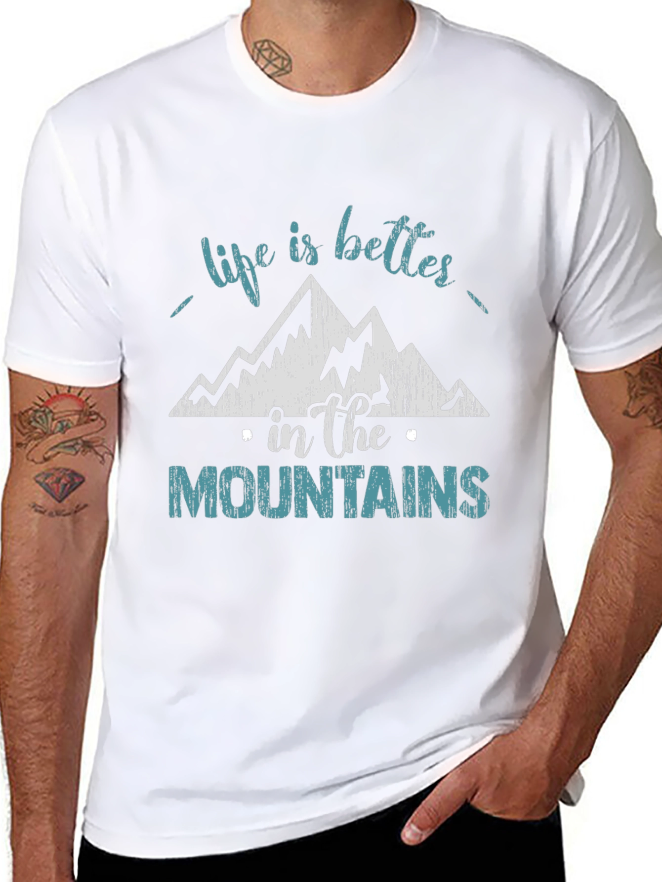 Mountains Life Better Graphic Tee