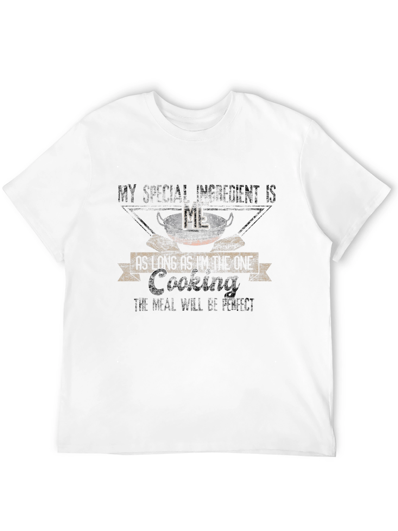 Special Ingredient Cooking T-Shirt - Black Cotton Blend