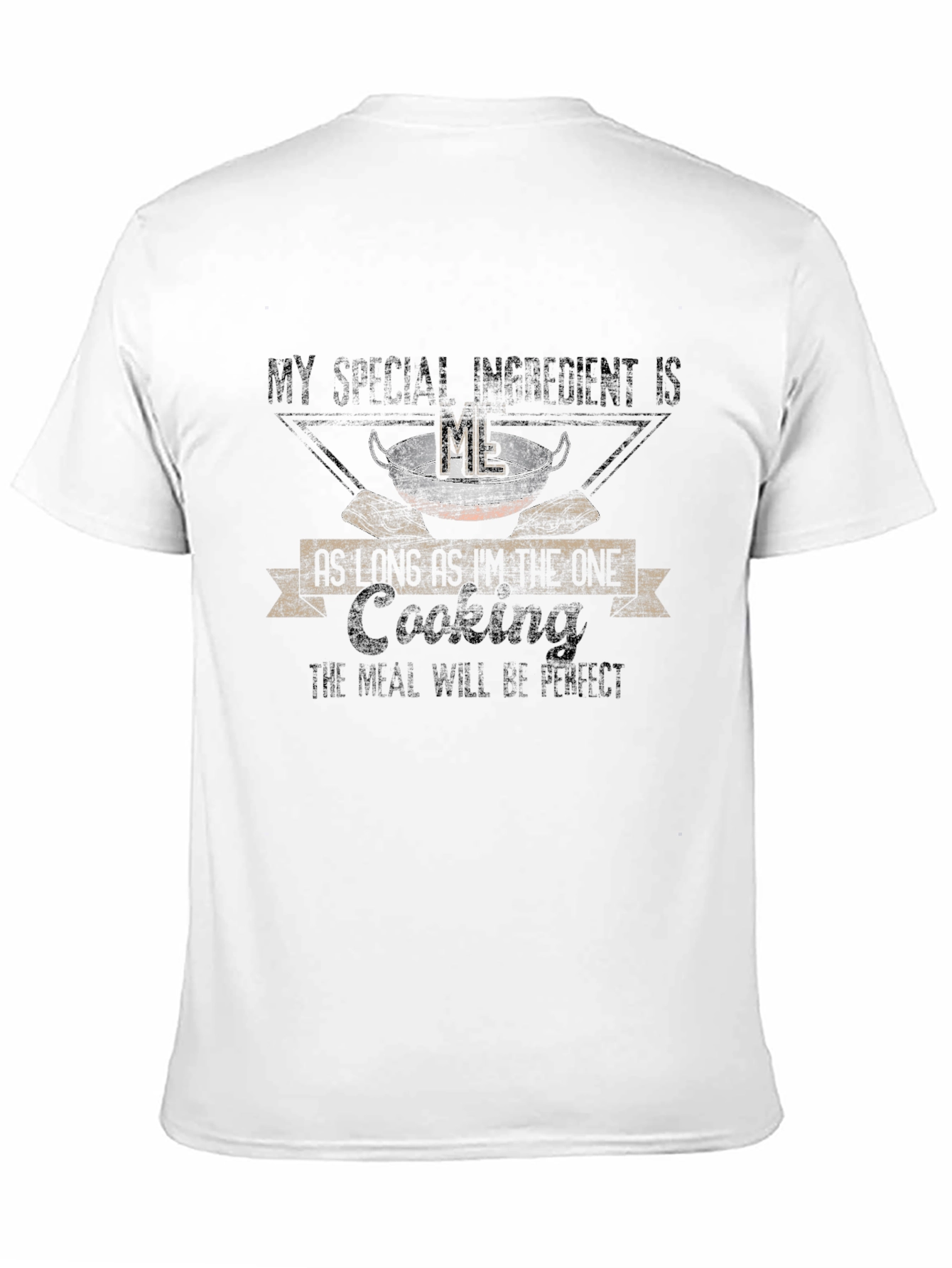 Special Ingredient Cooking T-Shirt - Black Cotton Blend