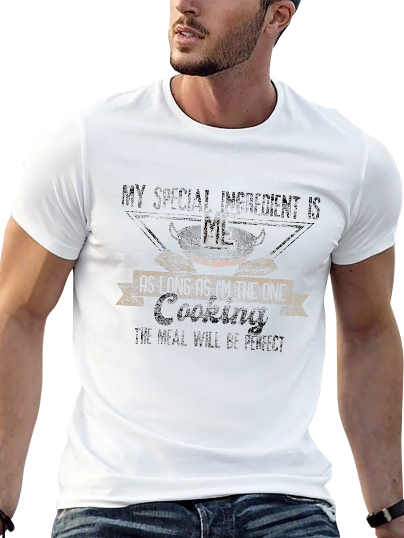 Special Ingredient Cooking T-Shirt - Black Cotton Blend