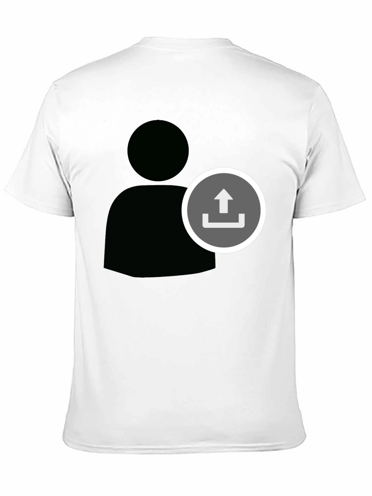 Upload User Black T-Shirt
