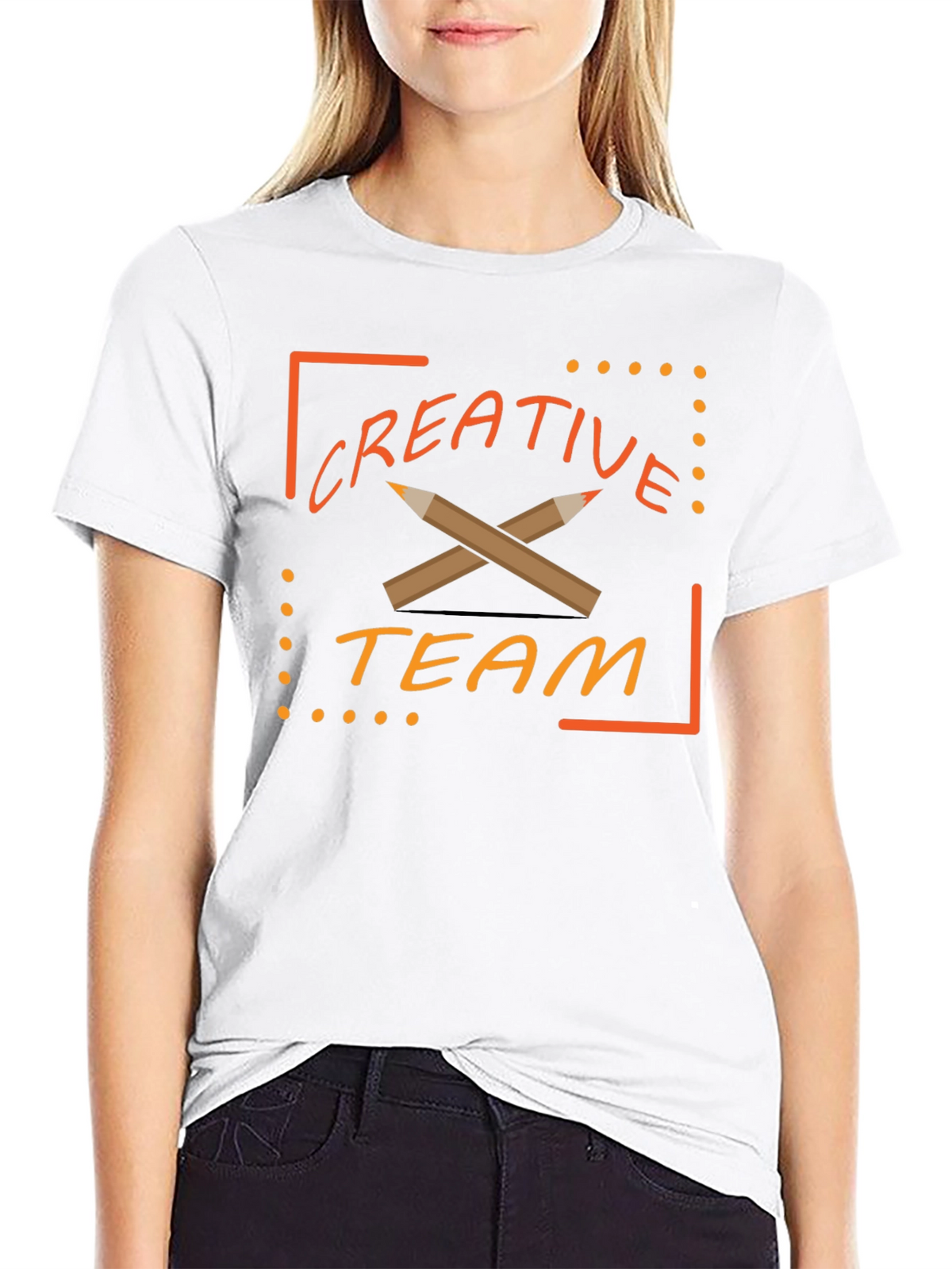 Creative Team Graphic Tee - Black T-Shirt