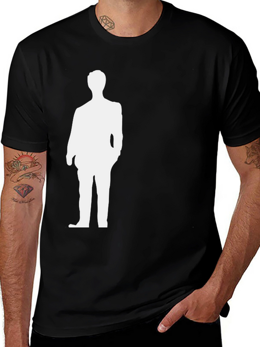 Silhouette Suit Graphic Tee - Classic Style