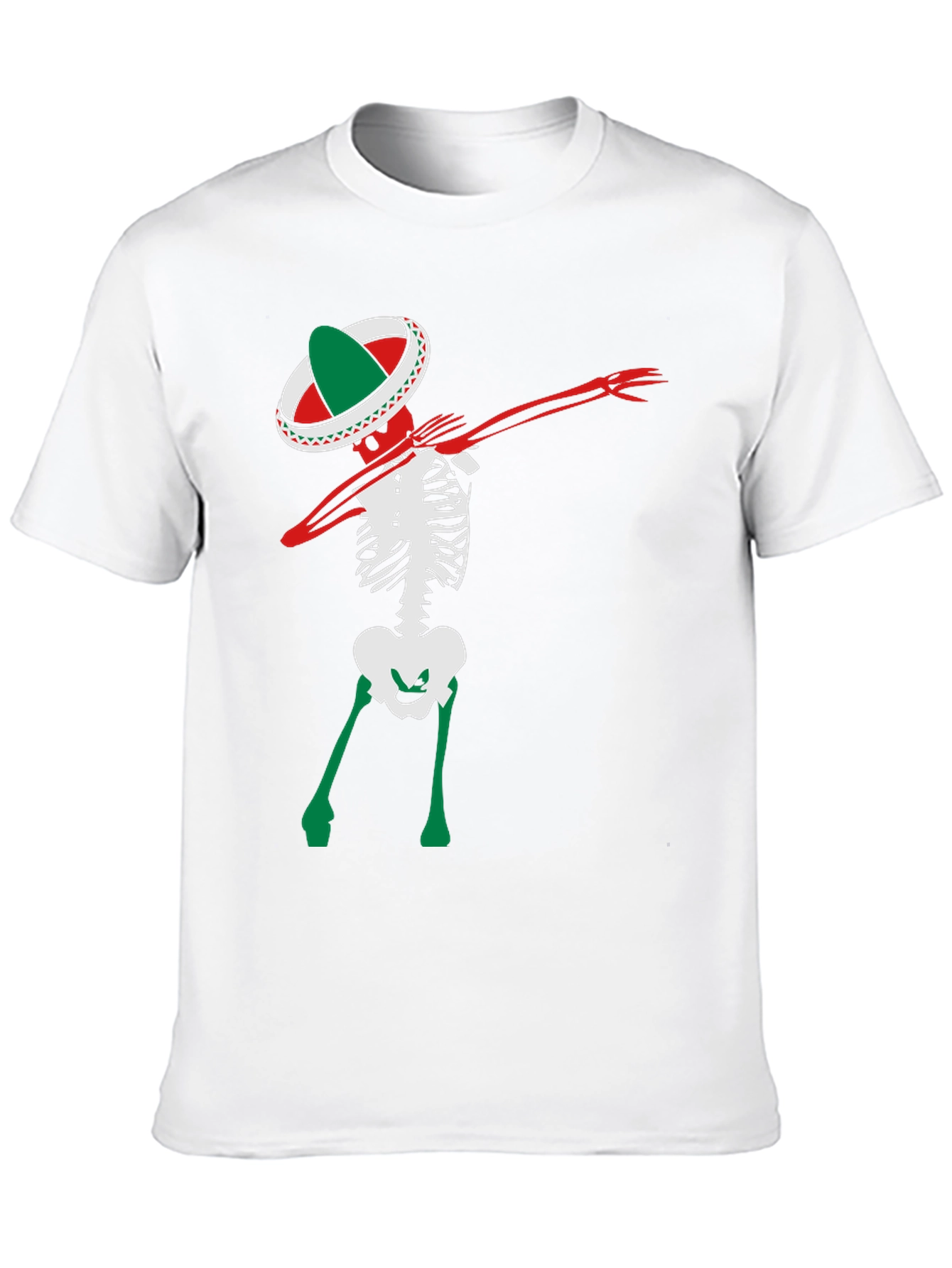 Dabbing Skeleton T-Shirt - Cinco de Mayo