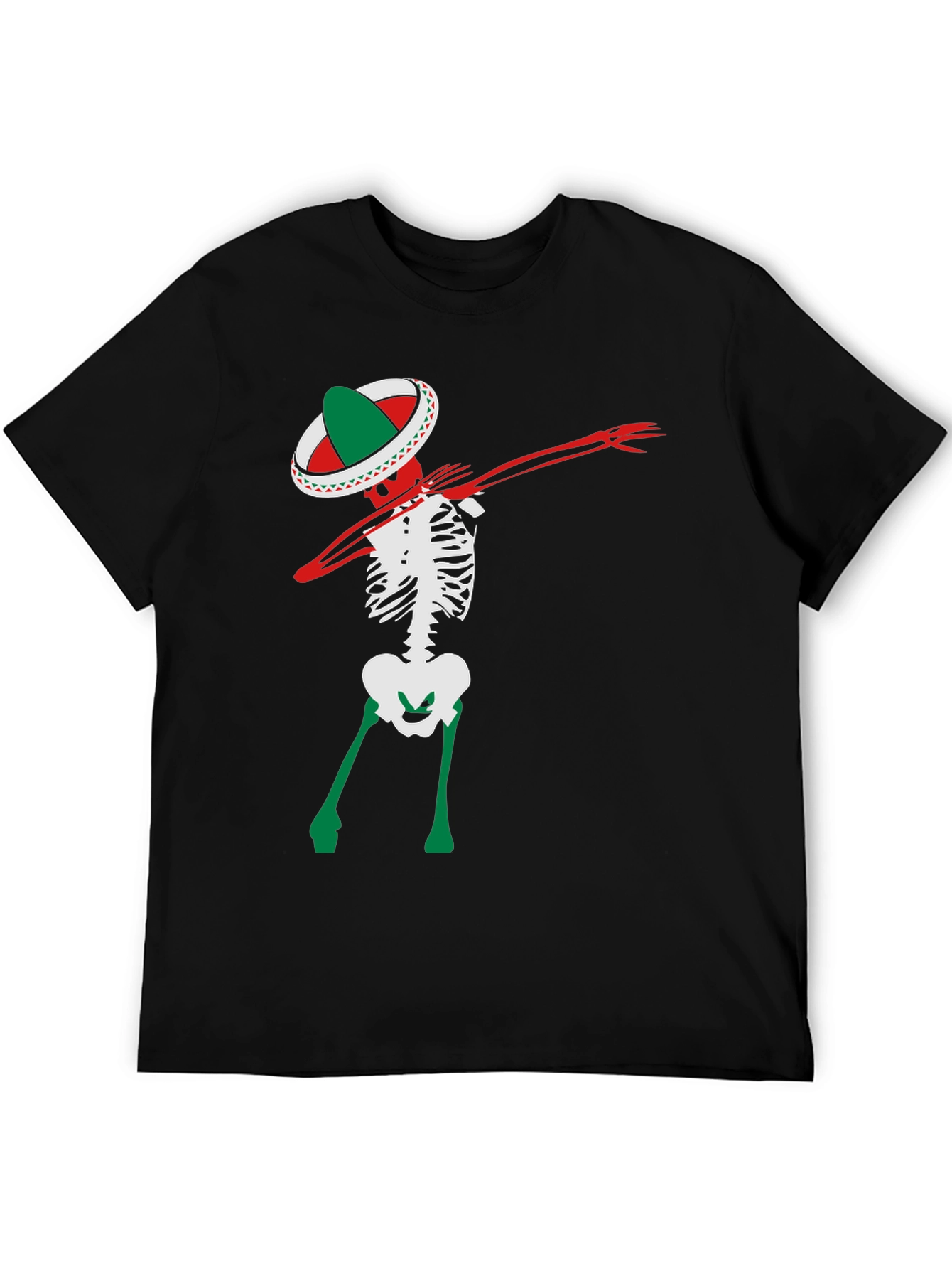 Dabbing Skeleton T-Shirt - Cinco de Mayo