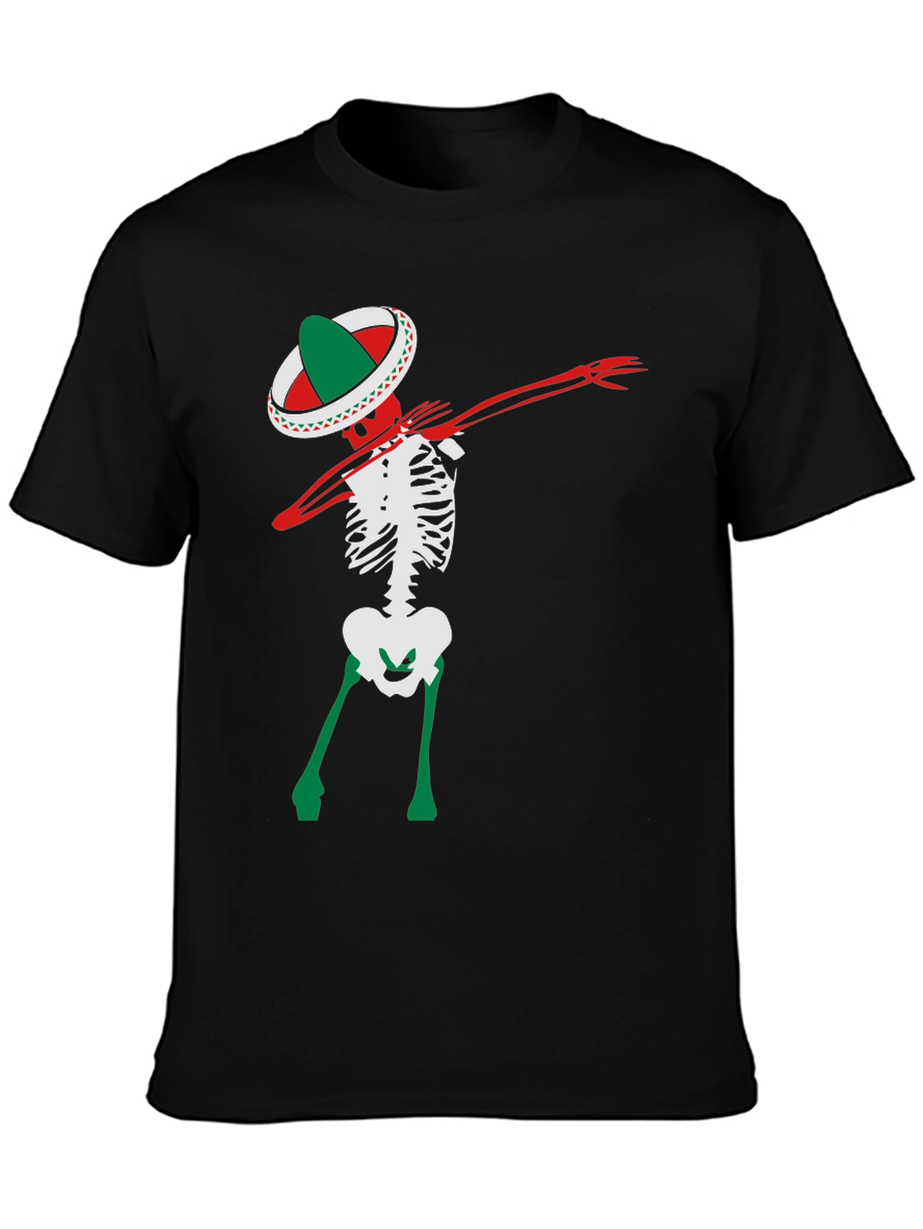 Dabbing Skeleton T-Shirt - Cinco de Mayo