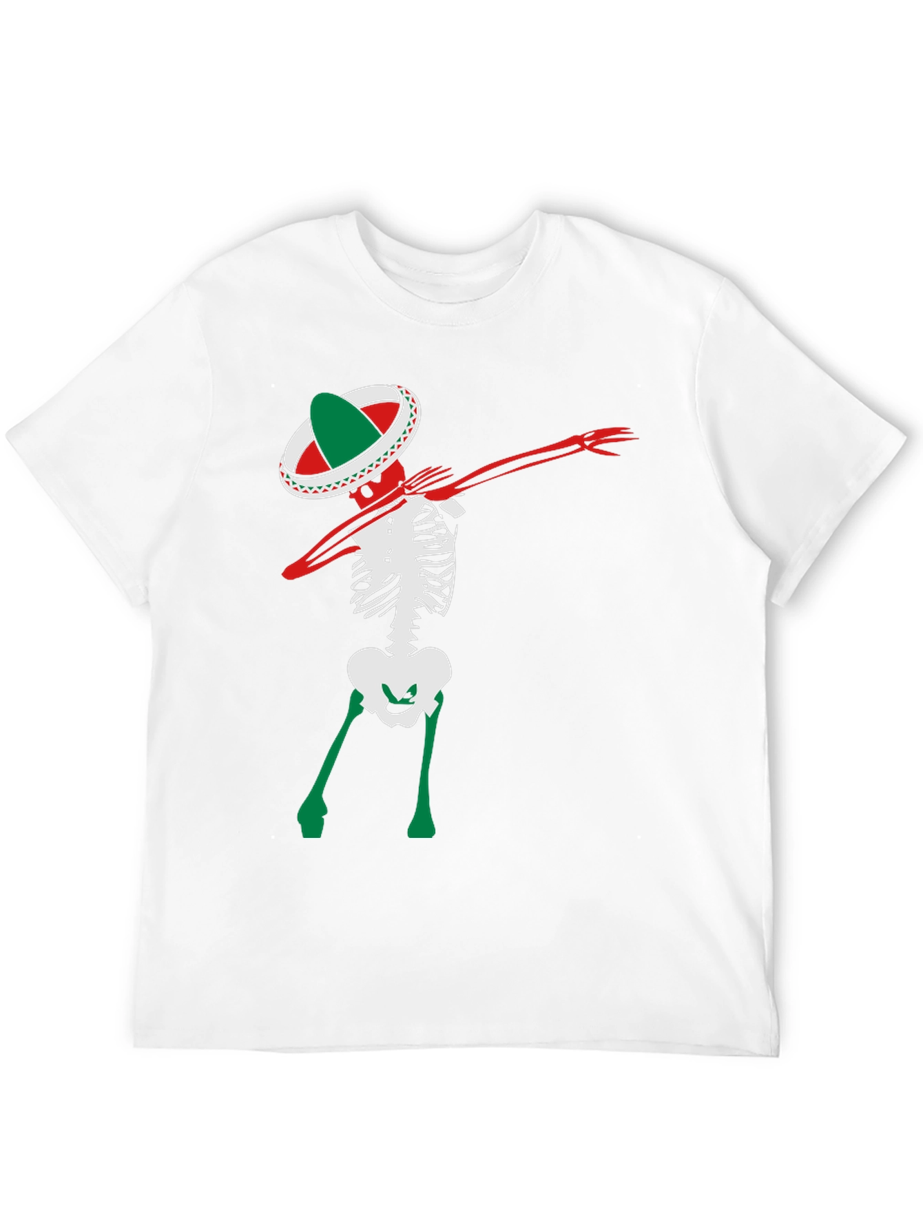 Dabbing Skeleton T-Shirt - Cinco de Mayo