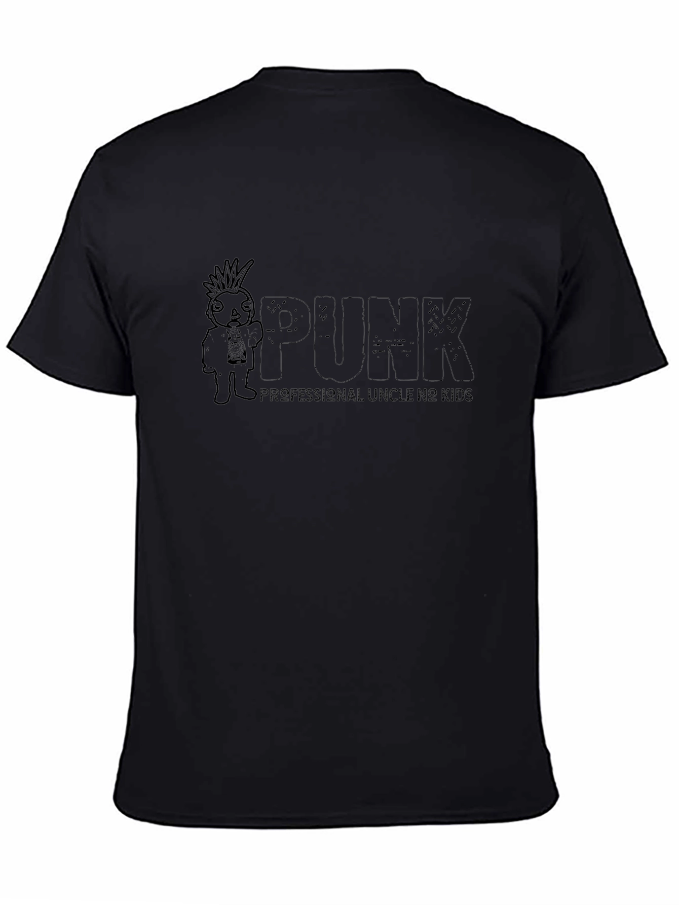 Punk Professional Uncle No Kids T-Shirt
