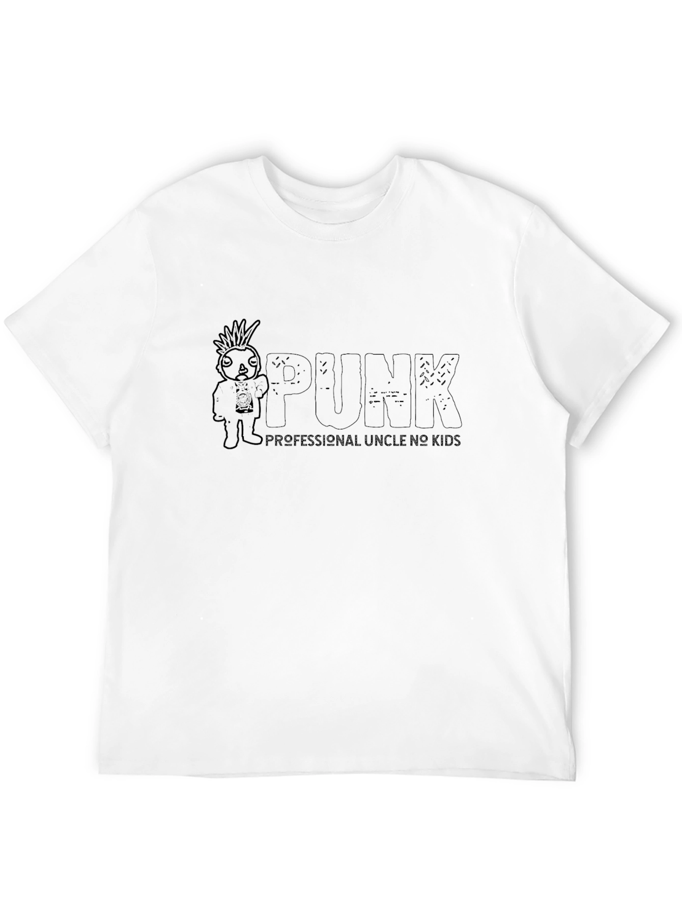 Punk Professional Uncle No Kids T-Shirt
