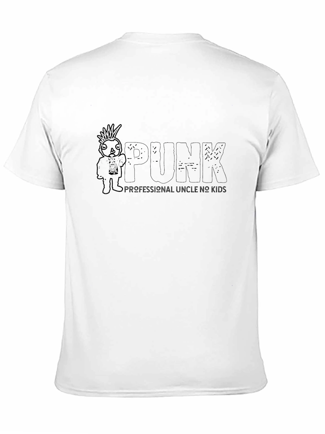 Punk Professional Uncle No Kids T-Shirt
