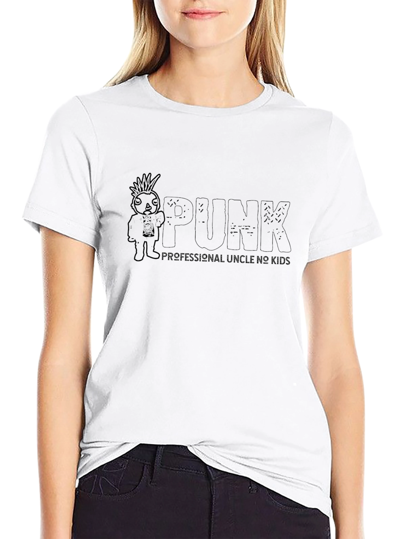 Punk Professional Uncle No Kids T-Shirt