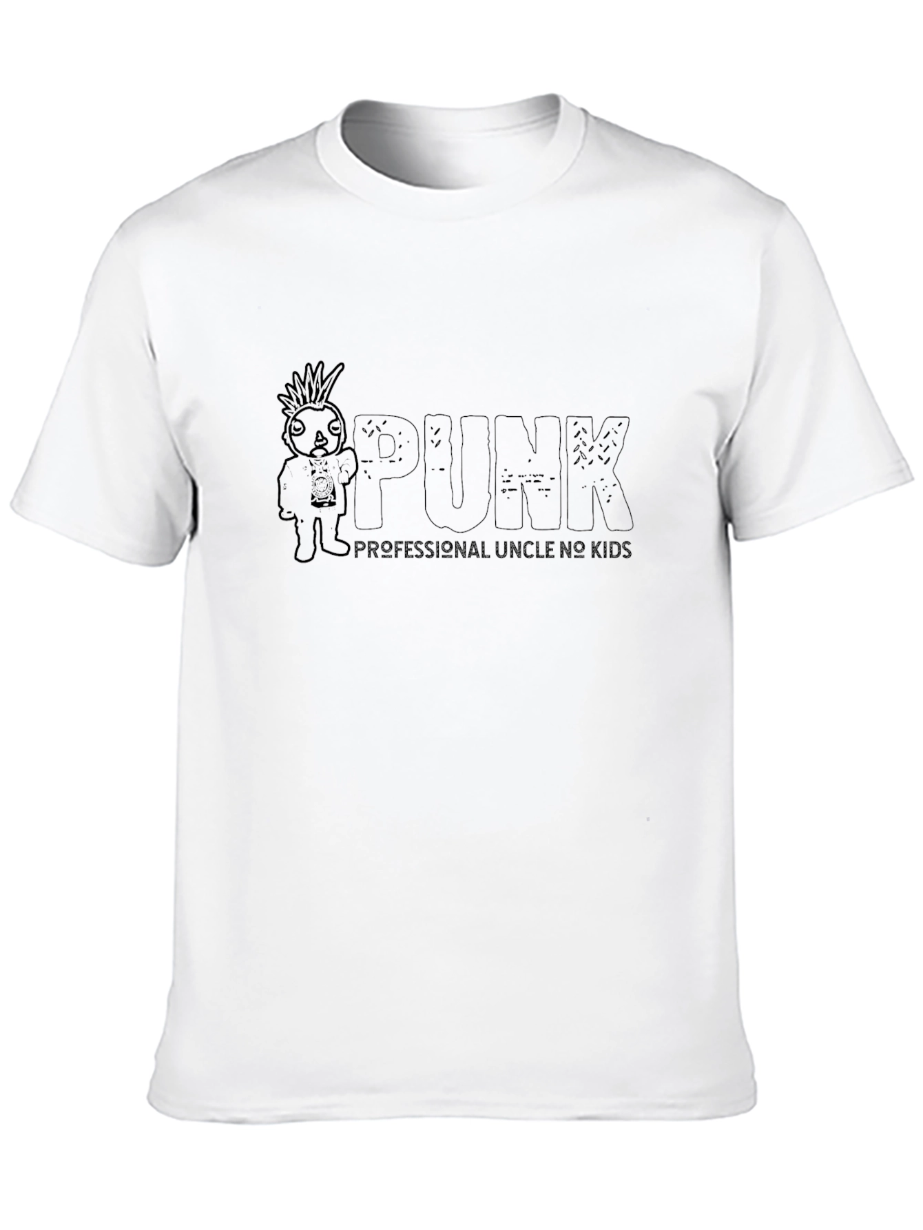 Punk Professional Uncle No Kids T-Shirt