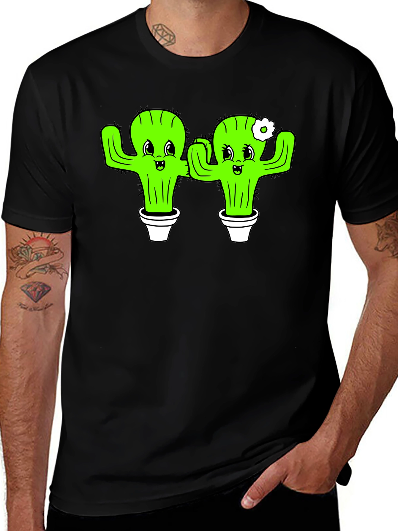 Cactus Couple Graphic Tee