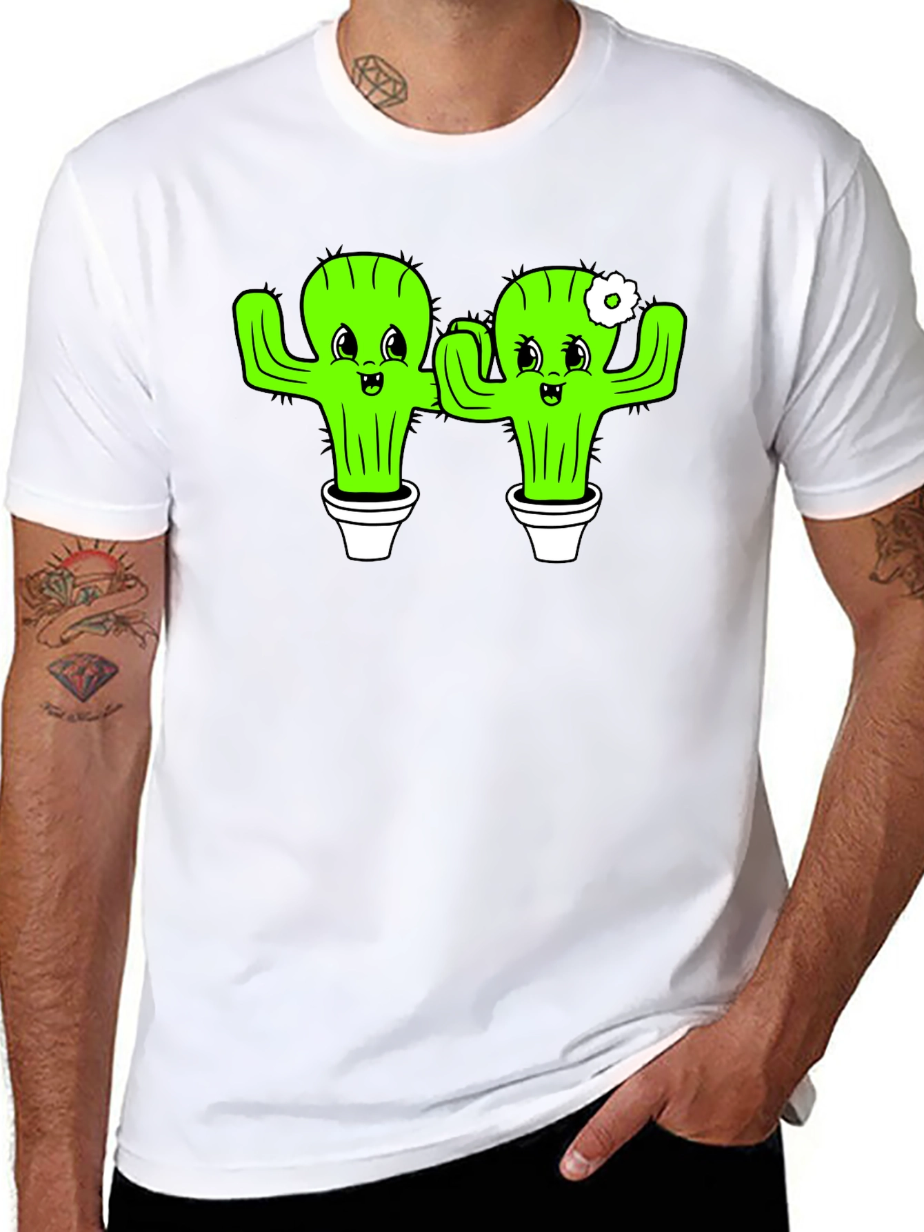 Cactus Couple Graphic Tee