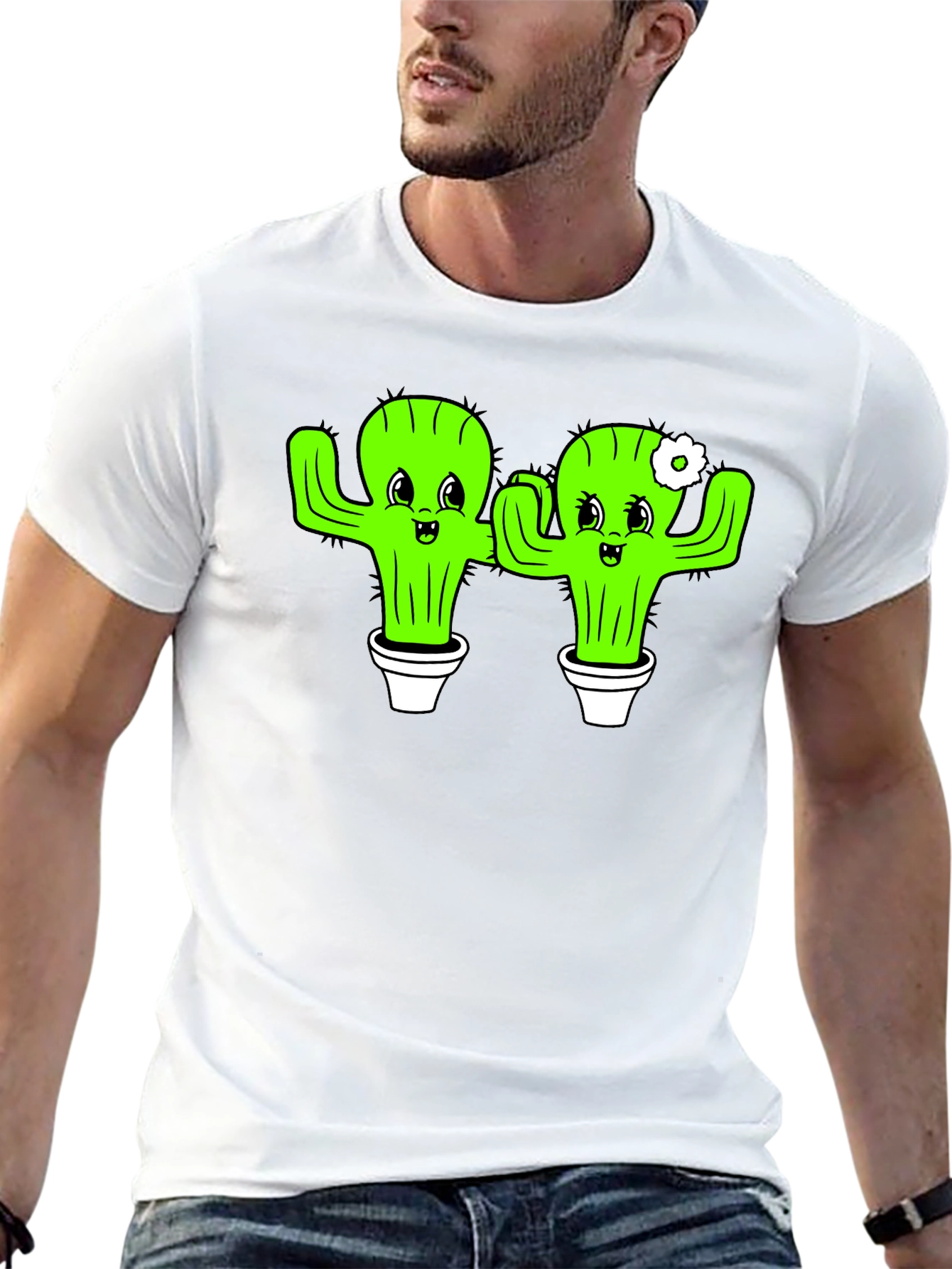 Cactus Couple Graphic Tee