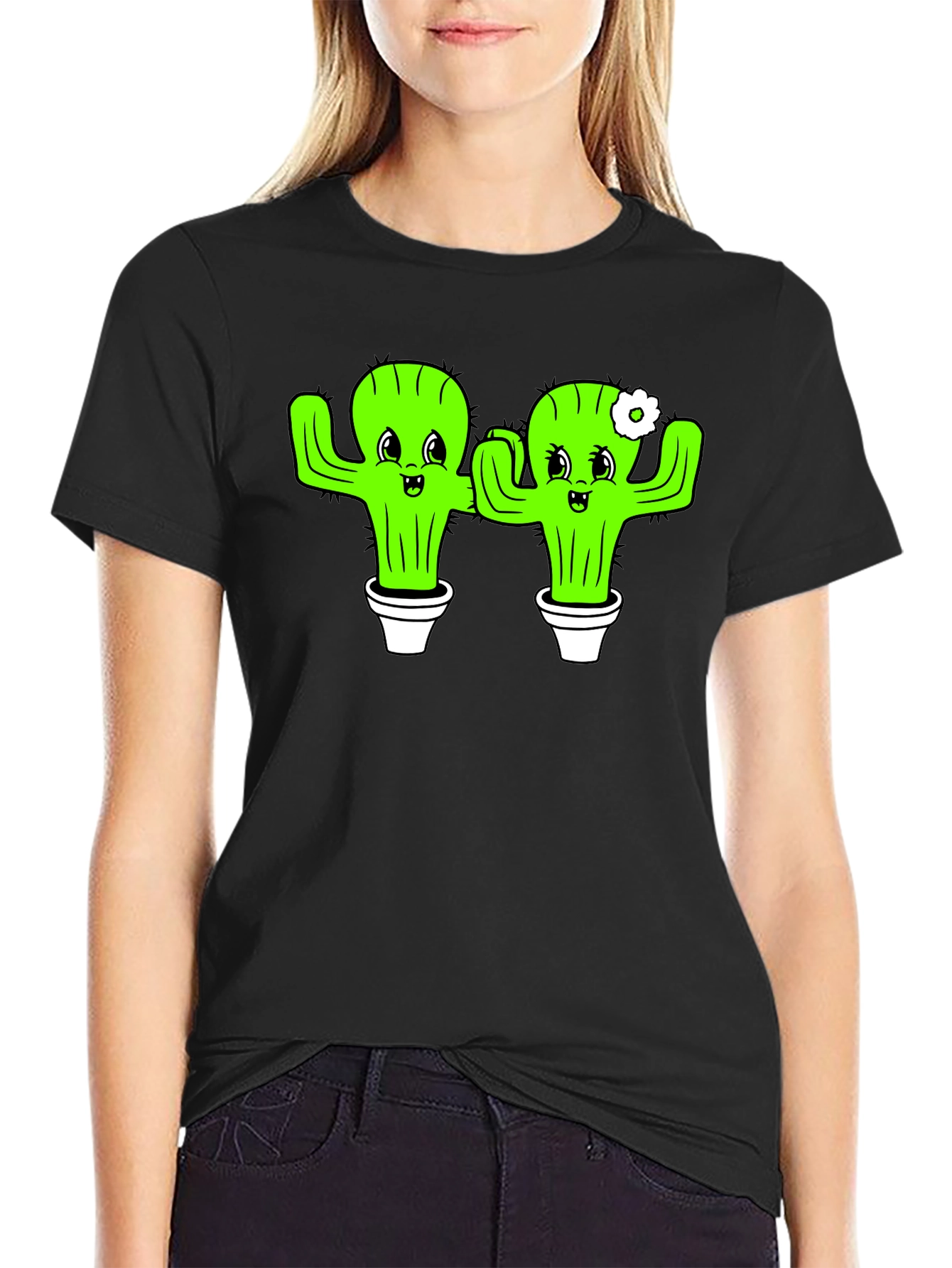 Cactus Couple Graphic Tee