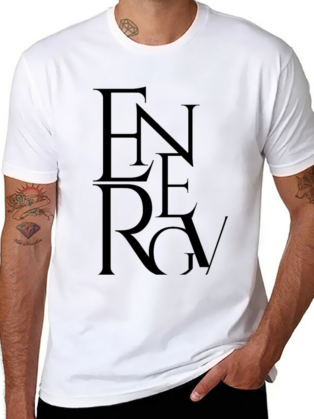 Endeavor Black Graphic T-Shirt - Casual Wear