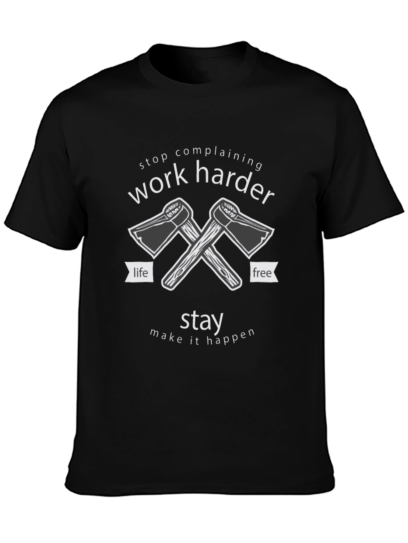 Work Harder Graphic Tee - Stay Motivated