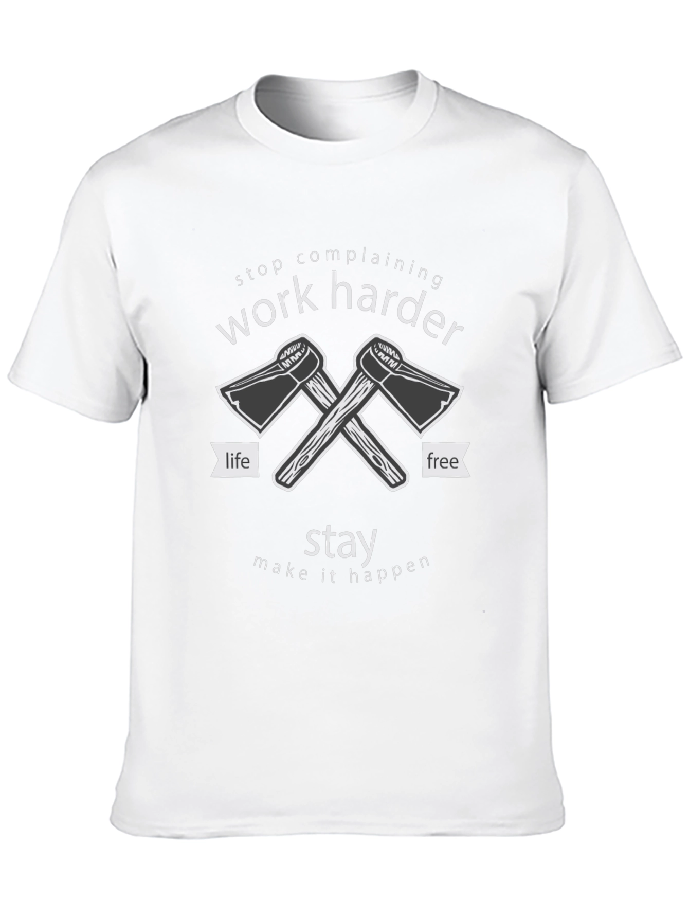 Work Harder Graphic Tee - Stay Motivated