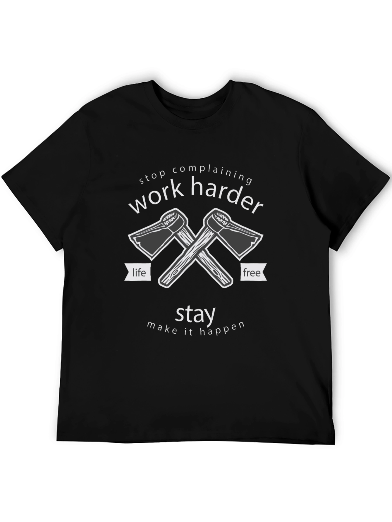Work Harder Graphic Tee - Stay Motivated