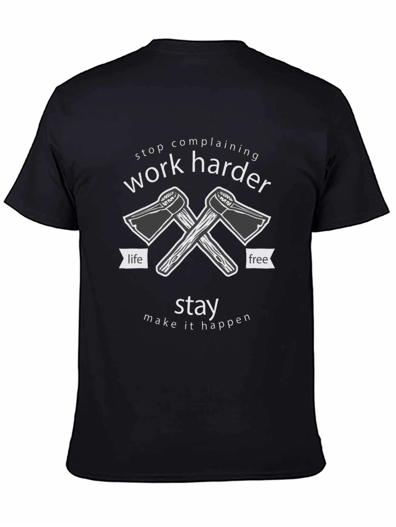 Work Harder Graphic Tee - Stay Motivated