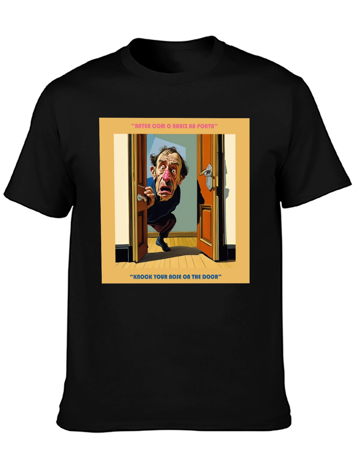 Funny Knock Your Nose Graphic T-Shirt