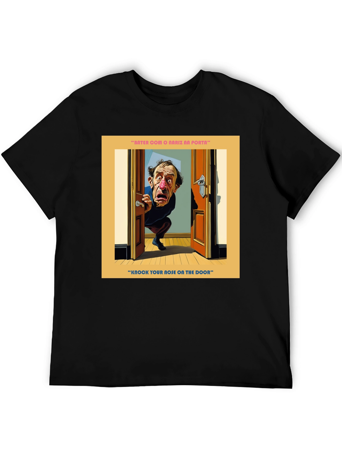 Funny Knock Your Nose Graphic T-Shirt