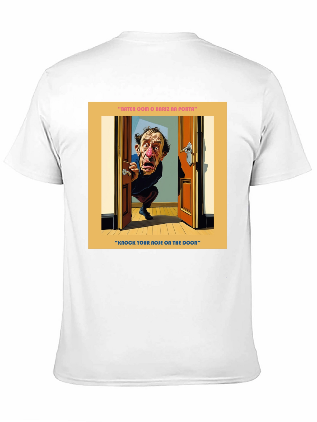 Funny Knock Your Nose Graphic T-Shirt