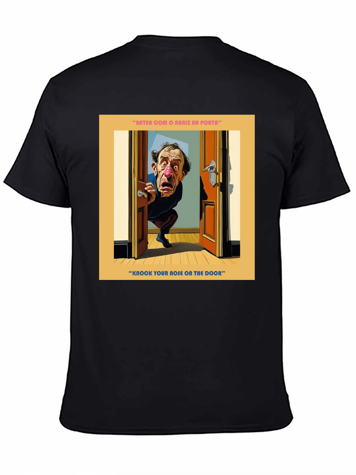 Funny Knock Your Nose Graphic T-Shirt