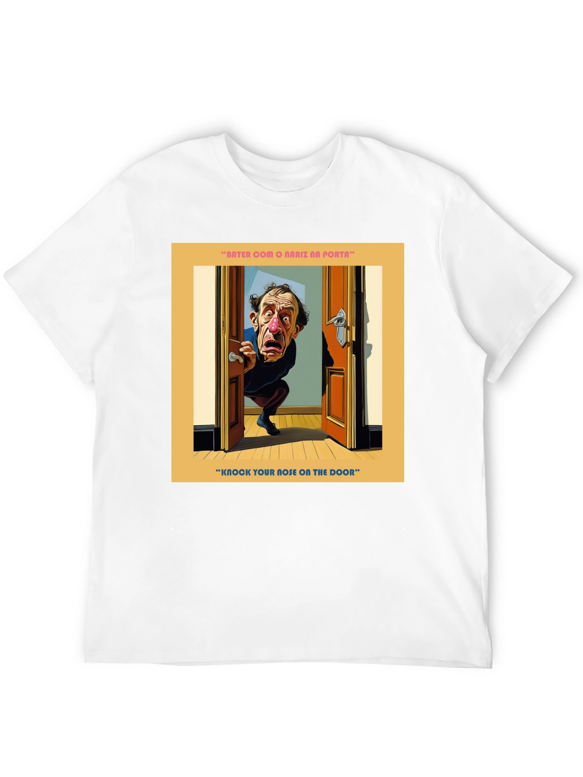 Funny Knock Your Nose Graphic T-Shirt