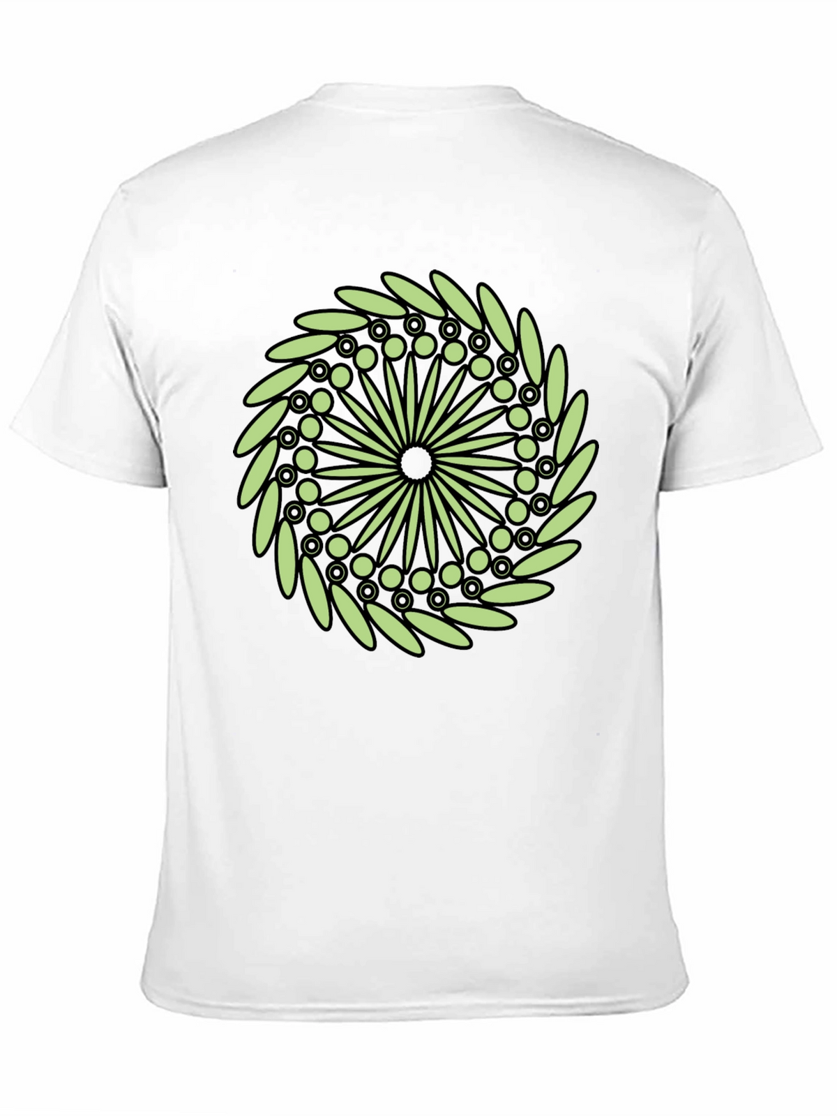 Mandala Graphic Print Black T-Shirt