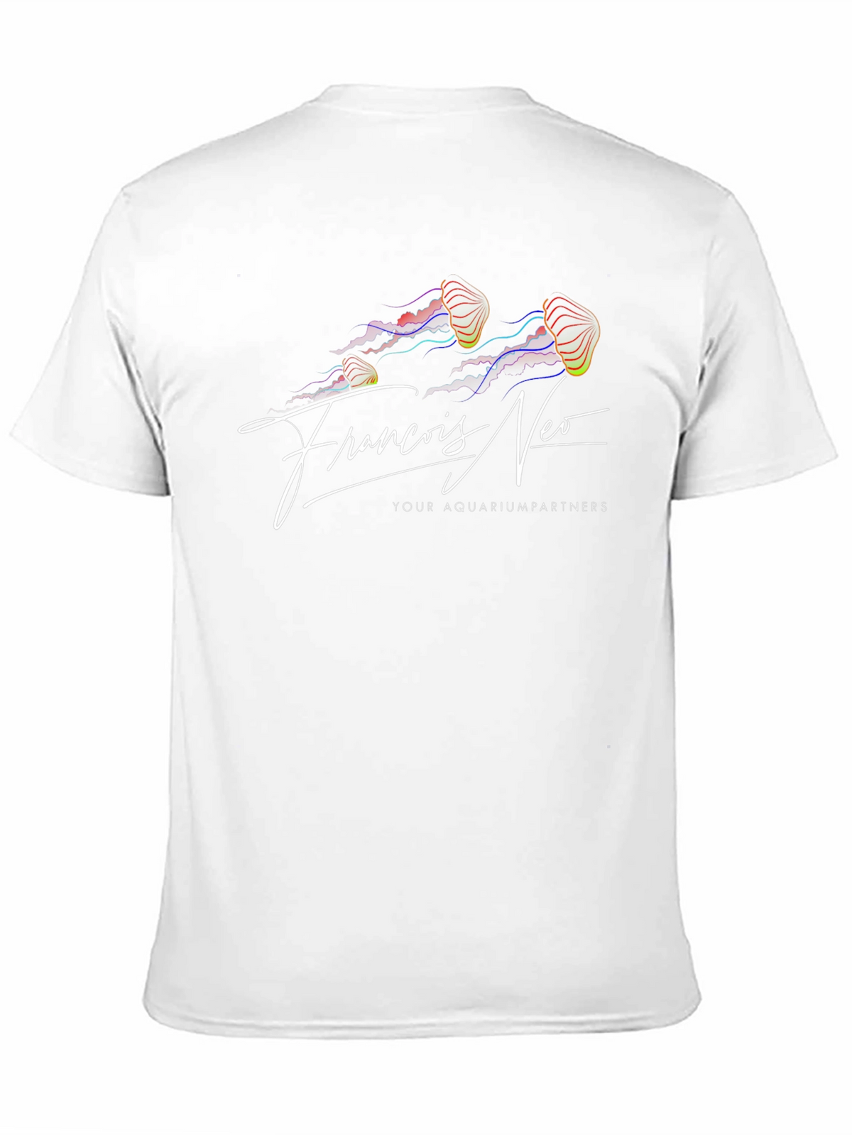 Francis Neo Jellyfish Graphic Black T-Shirt