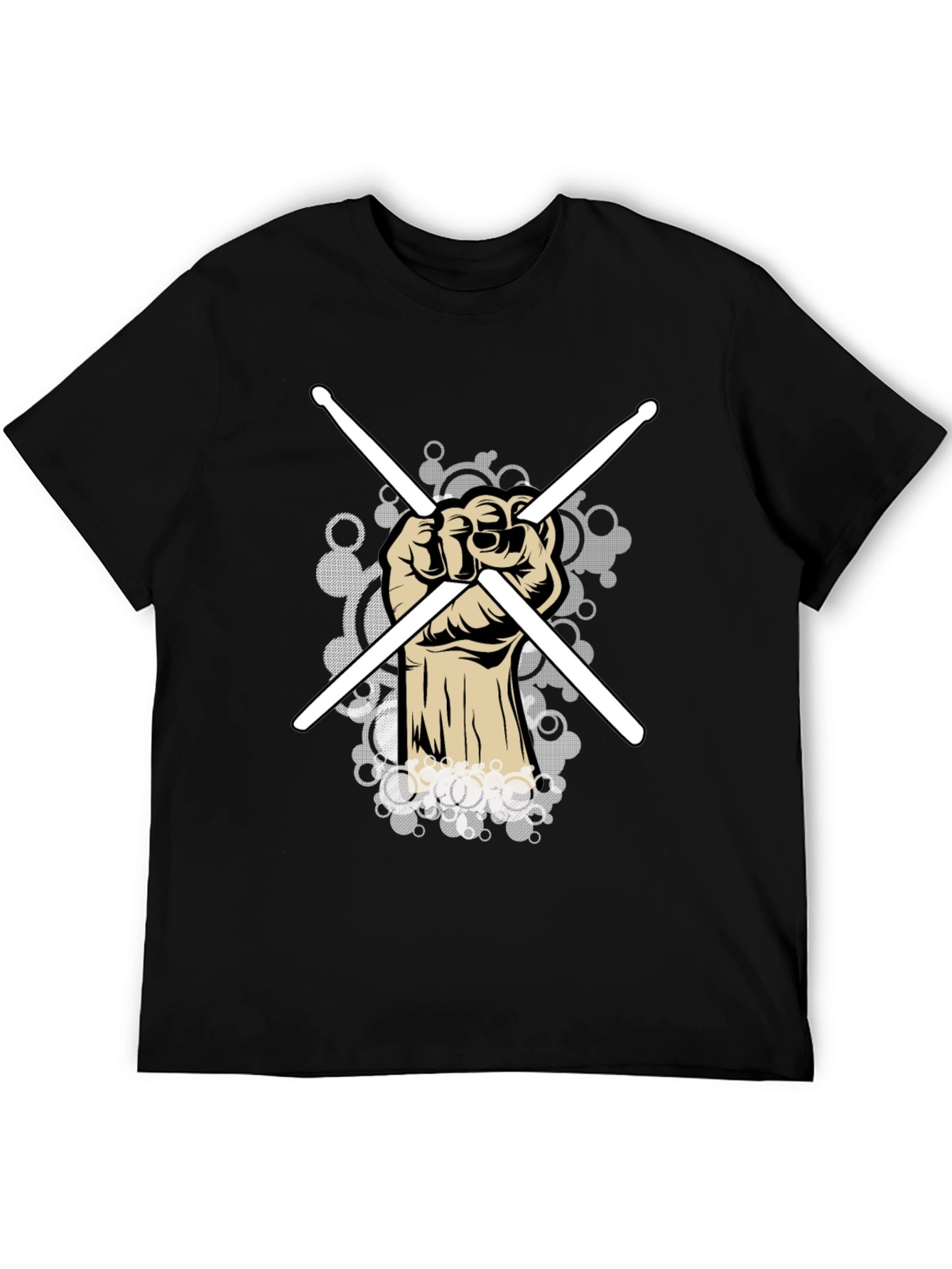Drummer Fist T-Shirt - Music Lover Tee