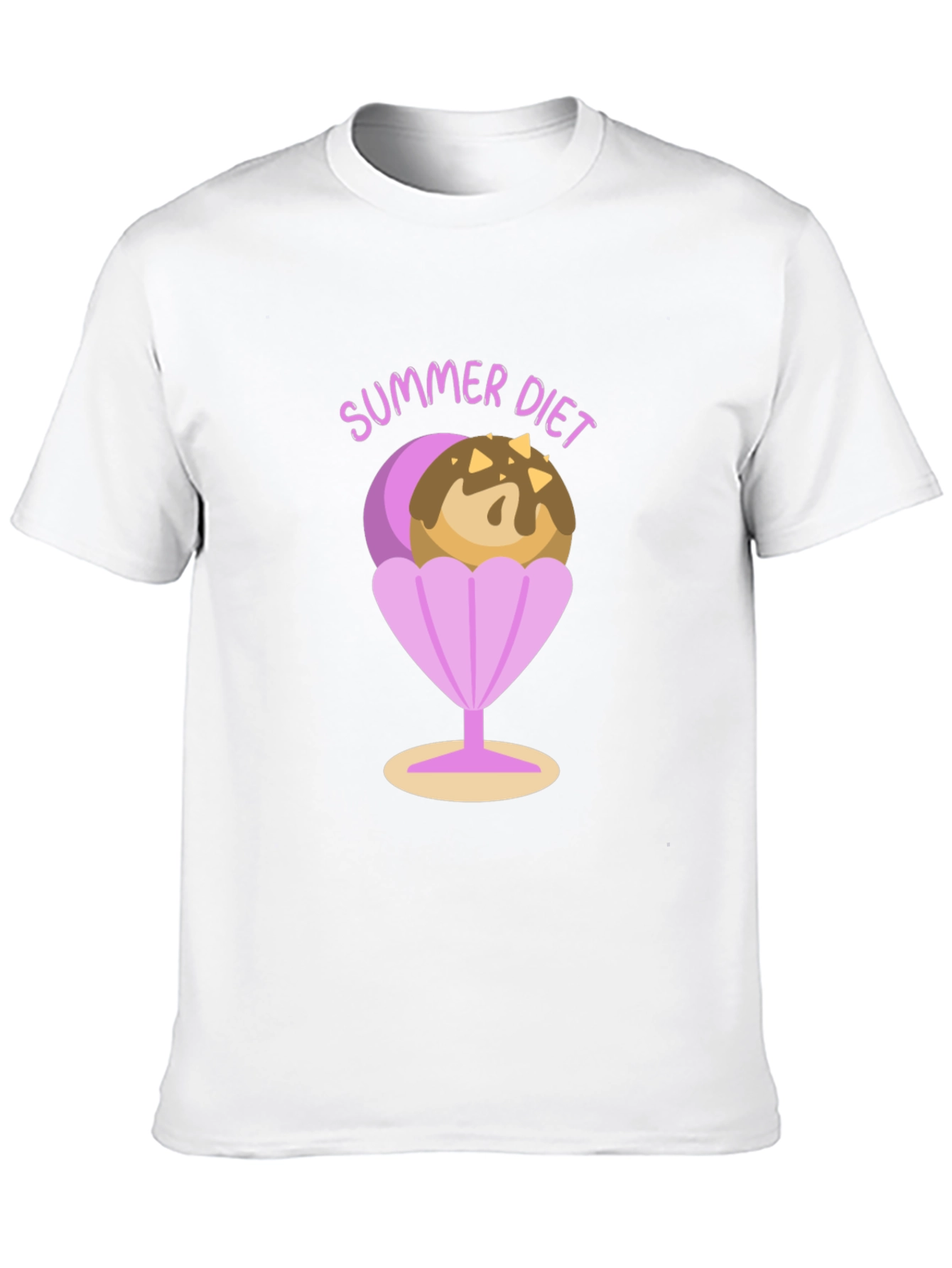 Summer Diet Ice Cream Graphic Tee