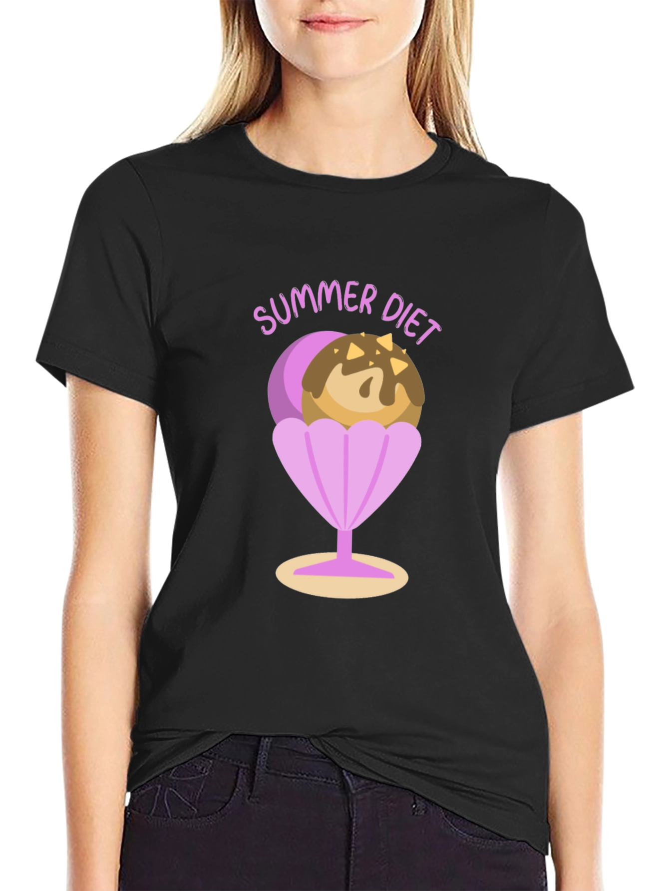 Summer Diet Ice Cream Graphic Tee