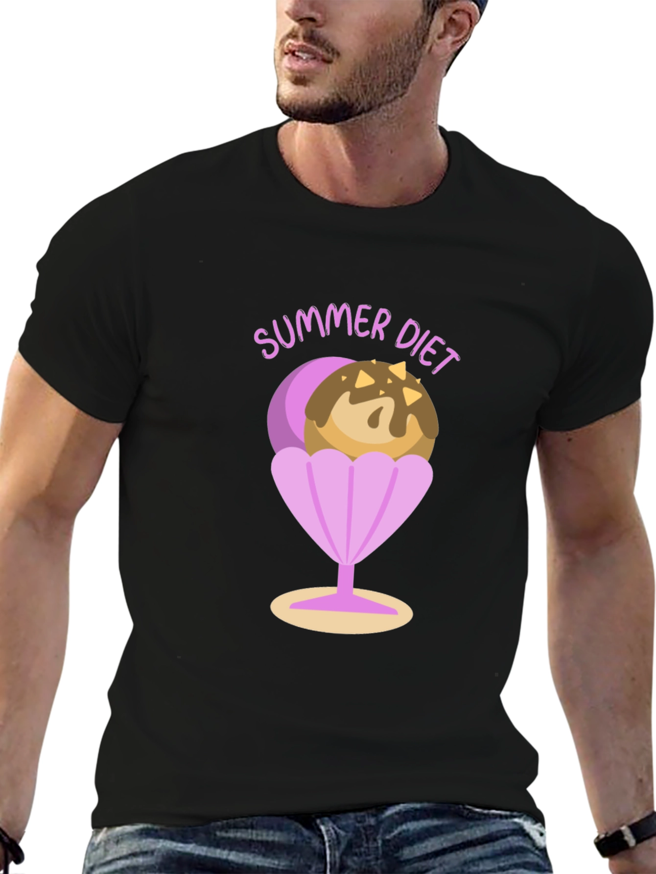 Summer Diet Ice Cream Graphic Tee
