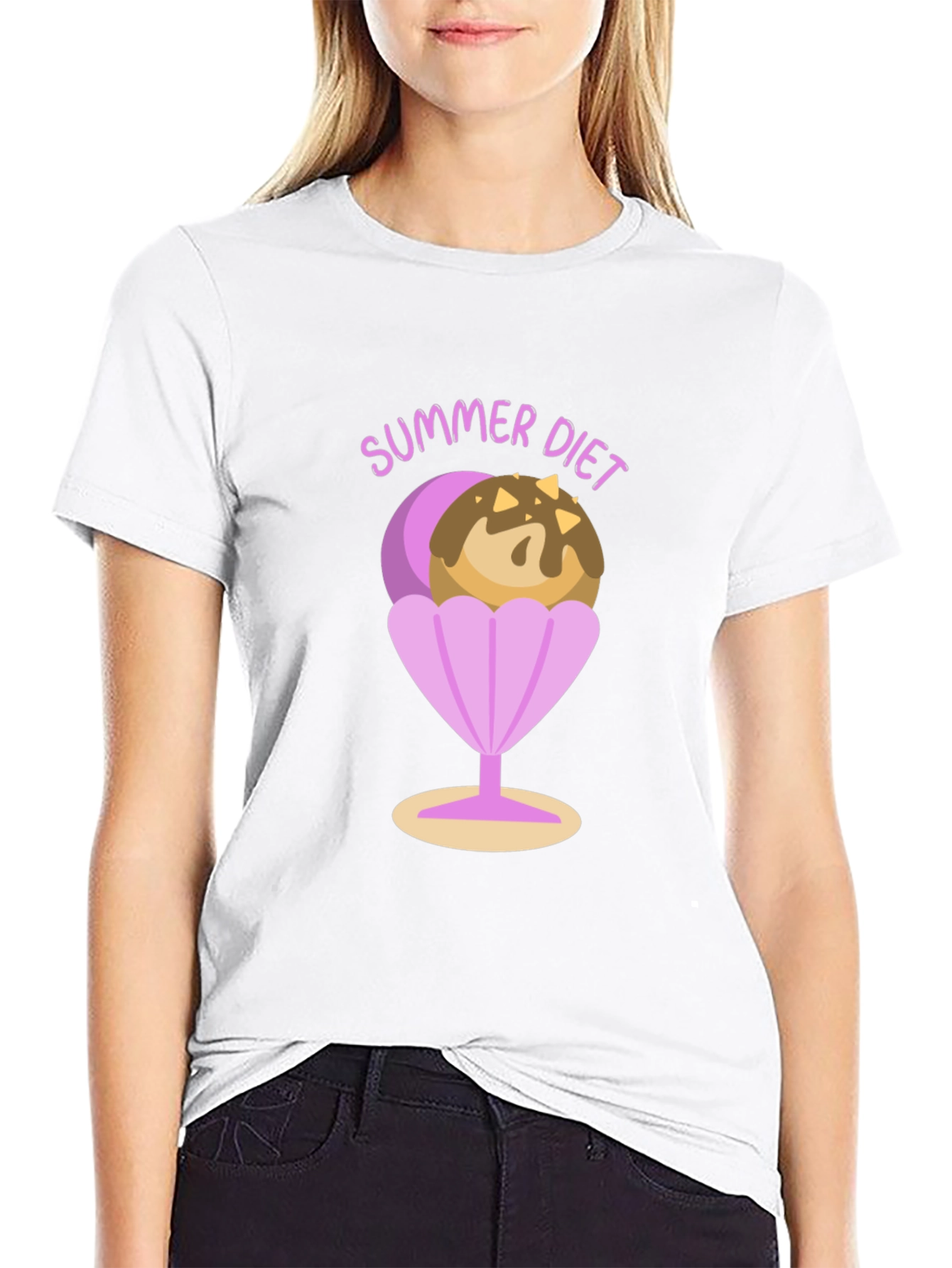 Summer Diet Ice Cream Graphic Tee
