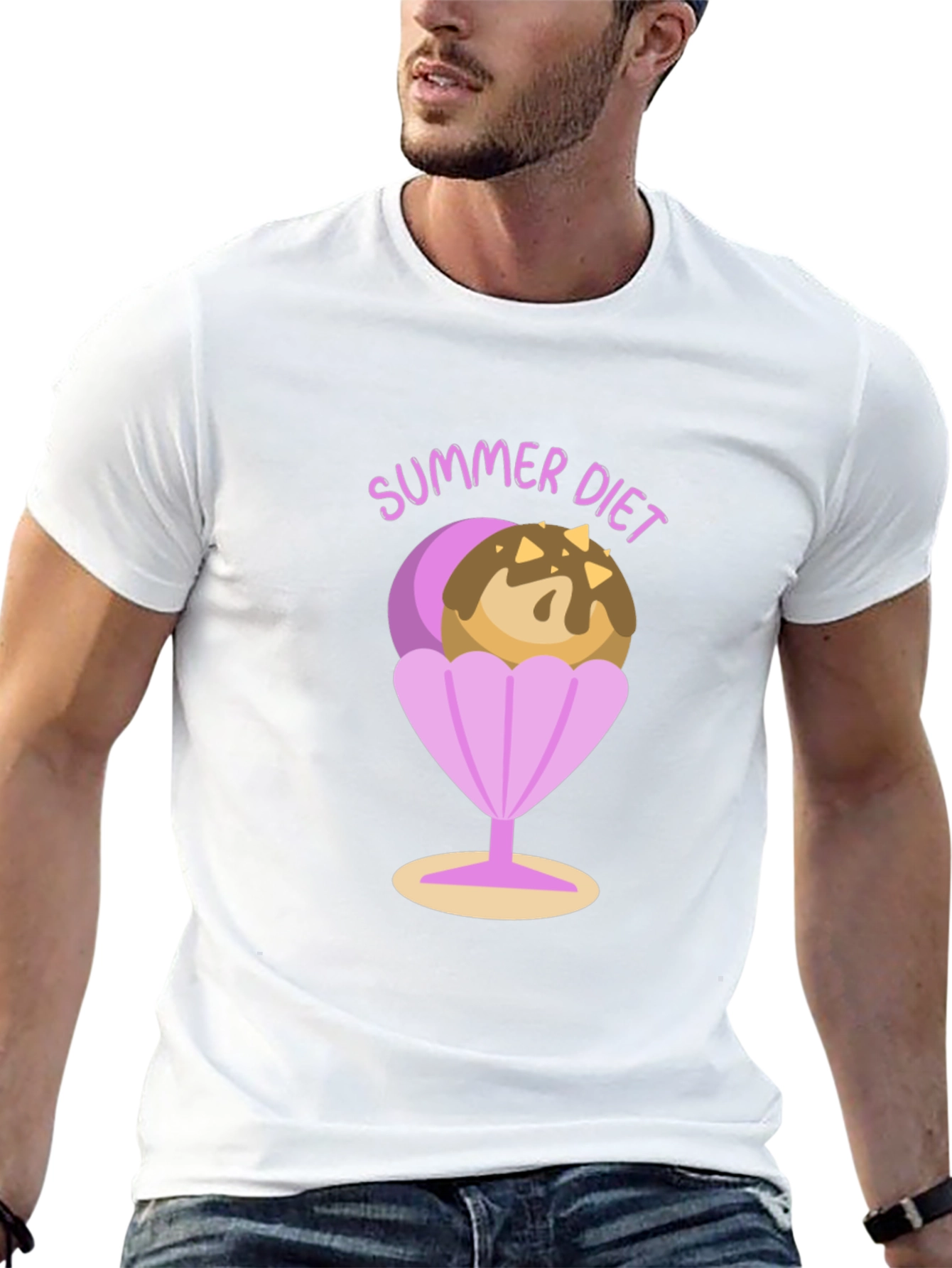Summer Diet Ice Cream Graphic Tee
