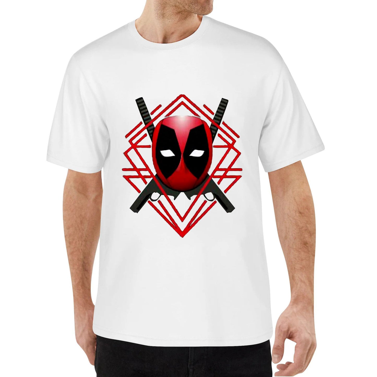 Dead Pools T-Shirt High Quality Short Sleeve Clothing Cotton Black White Blue Casual Tops